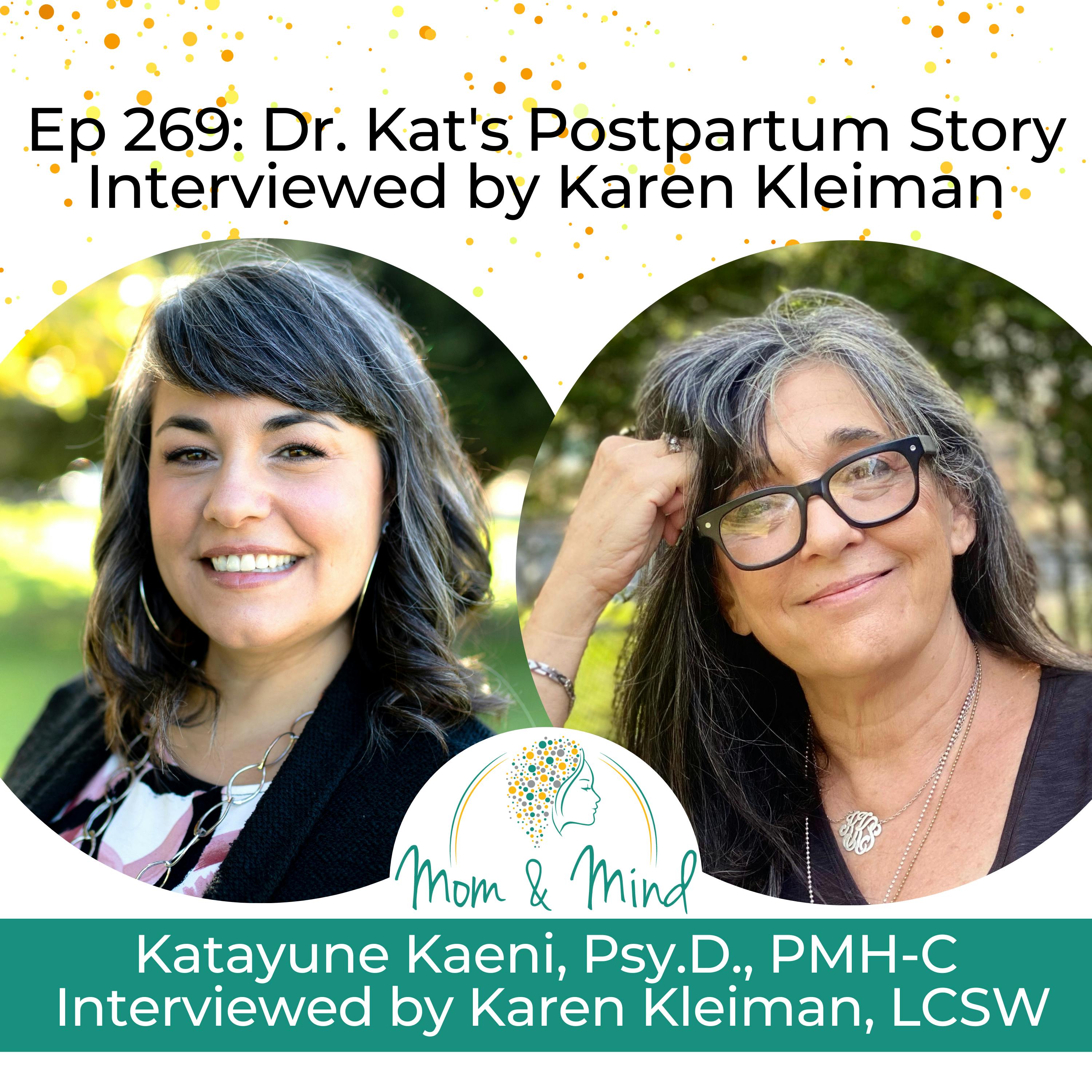 269: Dr. Kat's Postpartum Story - Interviewed by Karen Kleiman