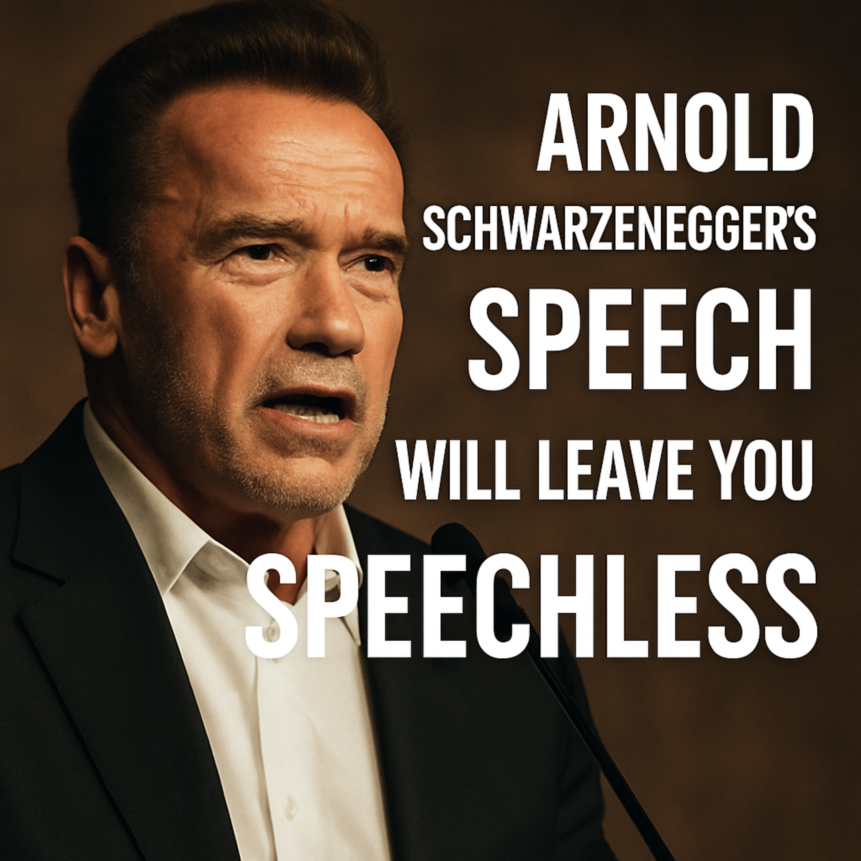 Arnold Schwarzenegger's Speech Will Leave You SPEECHLESS – One of the Most Eye Opening Speeches Ever