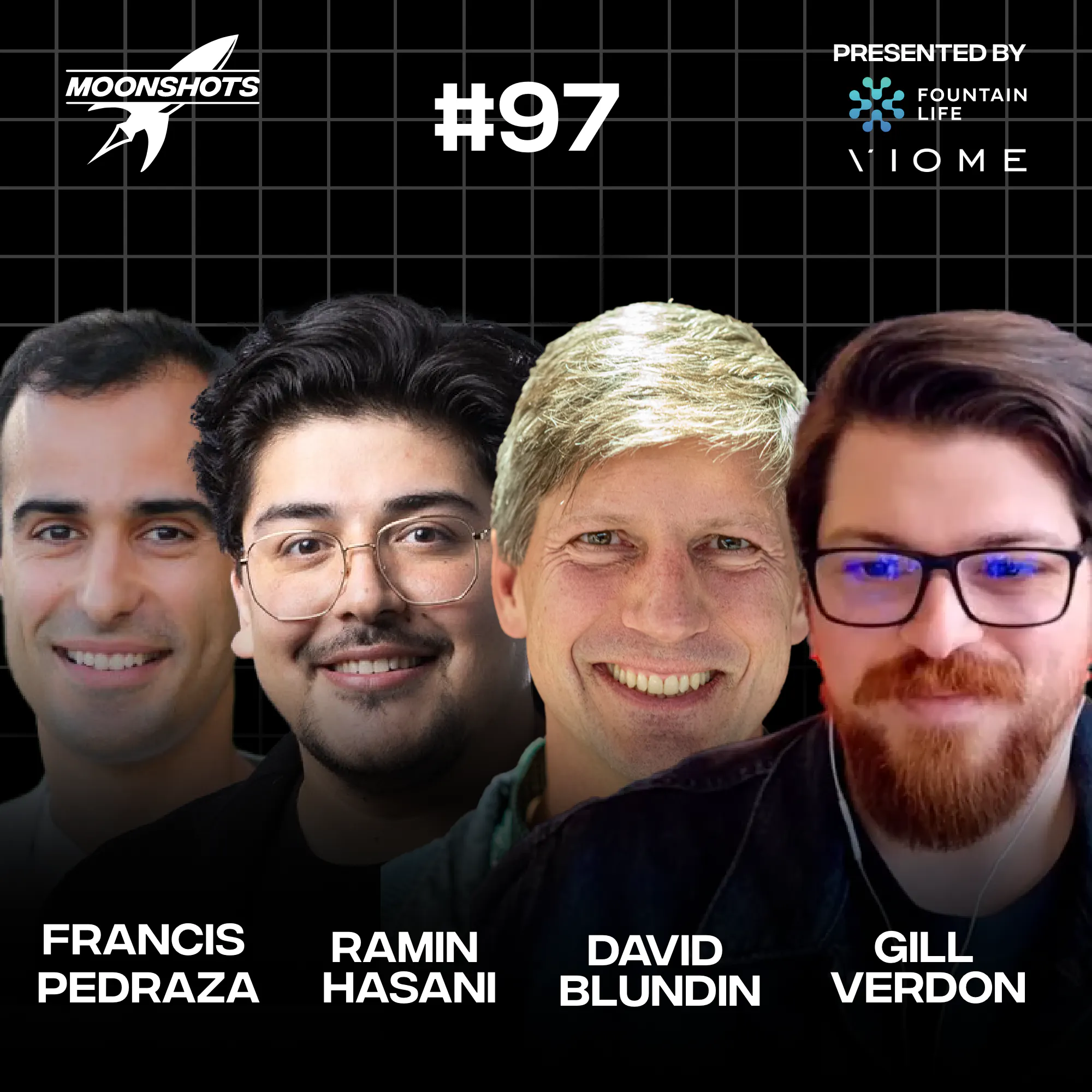 AI Panel Discussion Pt. 2 w/ Emad Mostaque, Salim Ismail, Benjamin Plummer, Francis Pedraza, Steve Brown, Guillaume Verdon, David Blundin, Ramin Hasani, and Alexander Amini | EP #97 Episode cover