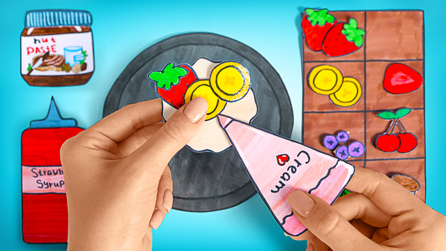 Craft Paper Pancakes and Candy – Easy and Fun!