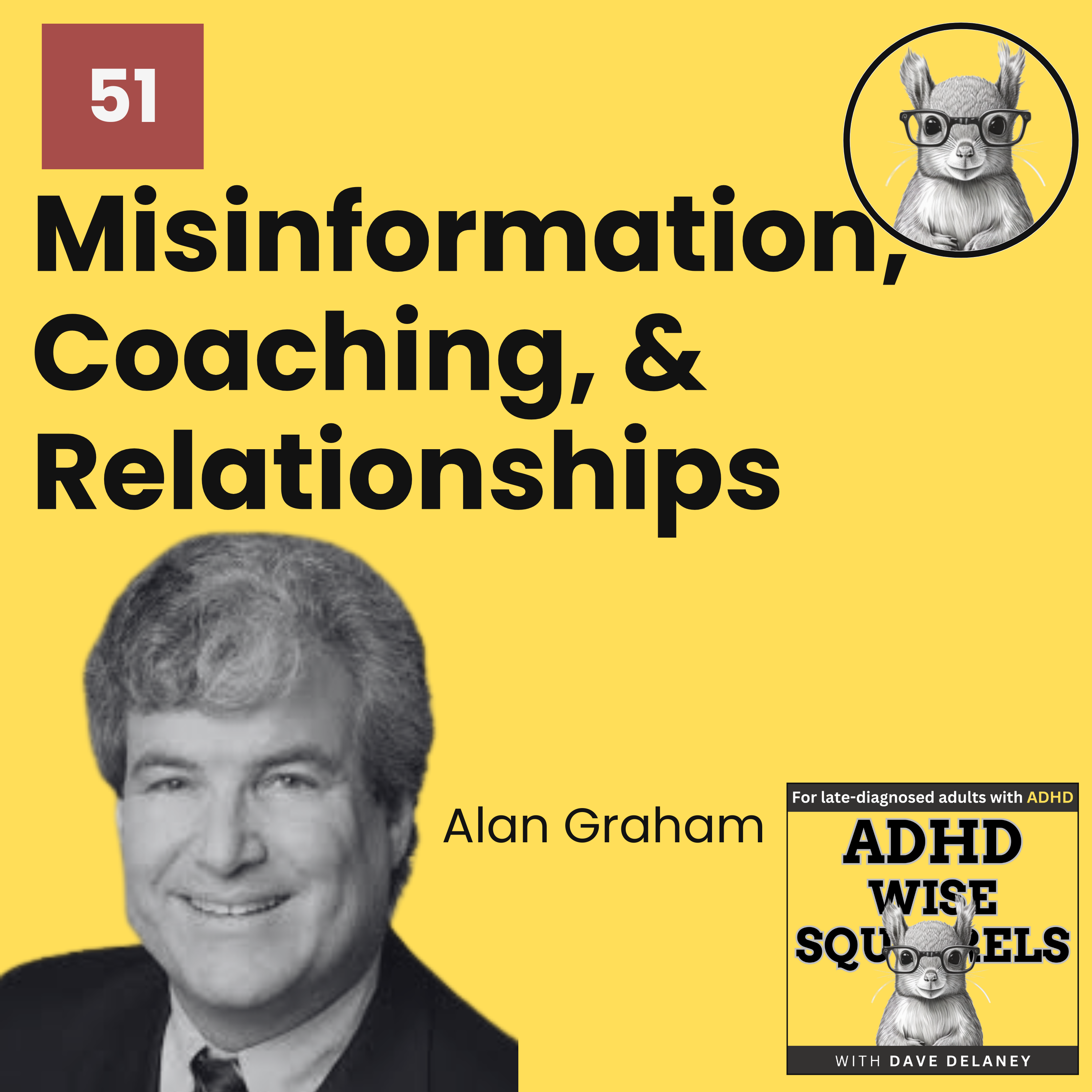ADHD Wise Squirrels for late-diagnosed adults with ADHD.