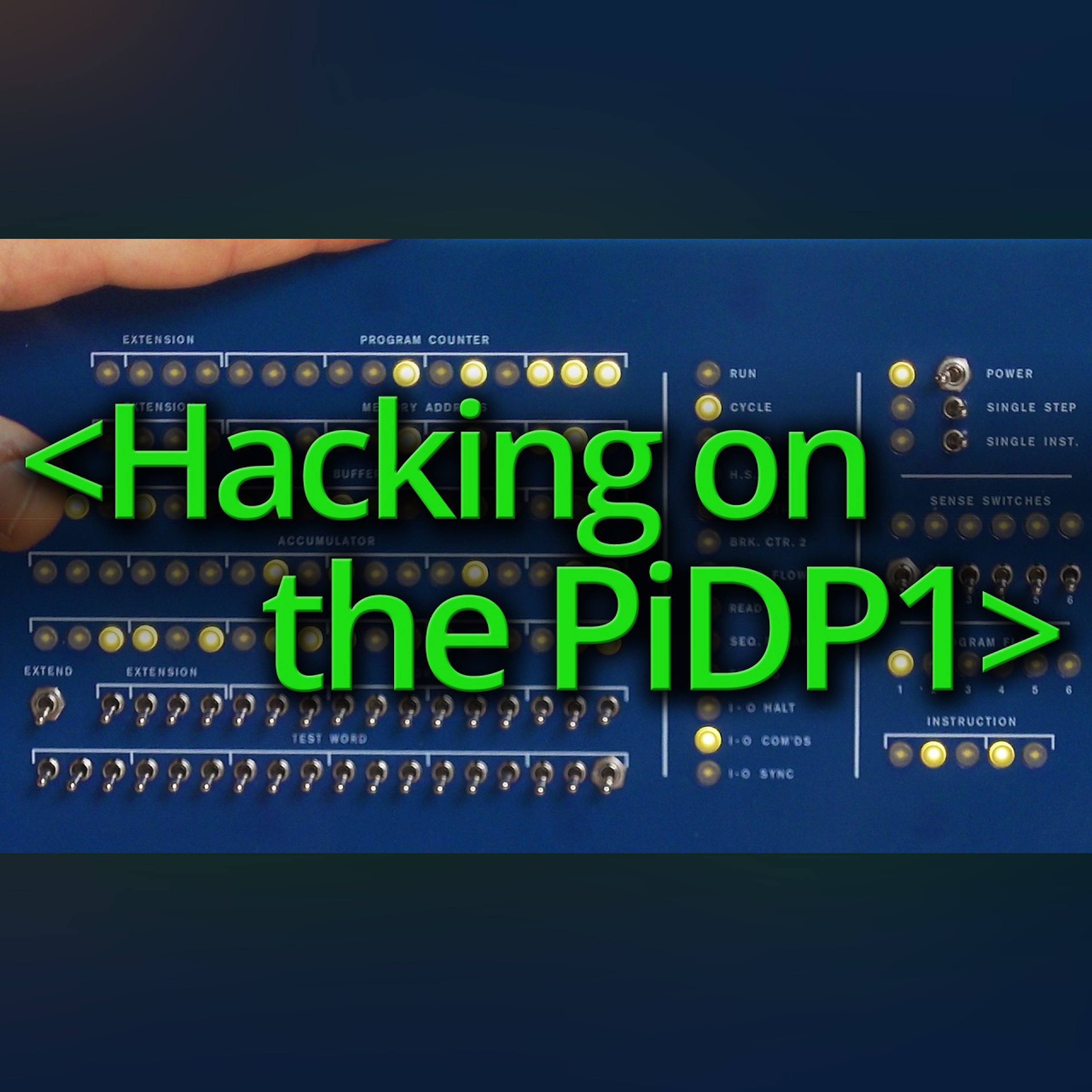 Hacking on the PDP1 Raspberry Pi Emulator - Computerphile episode artwork