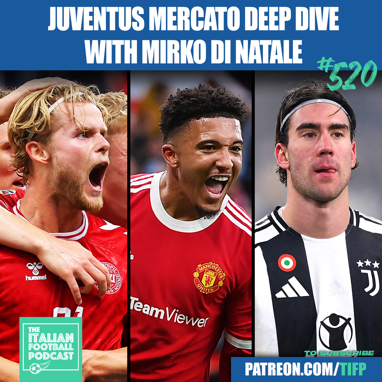 Juventus Transfer Window Deep Dive With Mirko Di Natale: Jadon Sancho | Morten Hjulmand | Giovanni Leoni | Dusan Vlahovic - AC Milan | Douglas Luiz & Much More