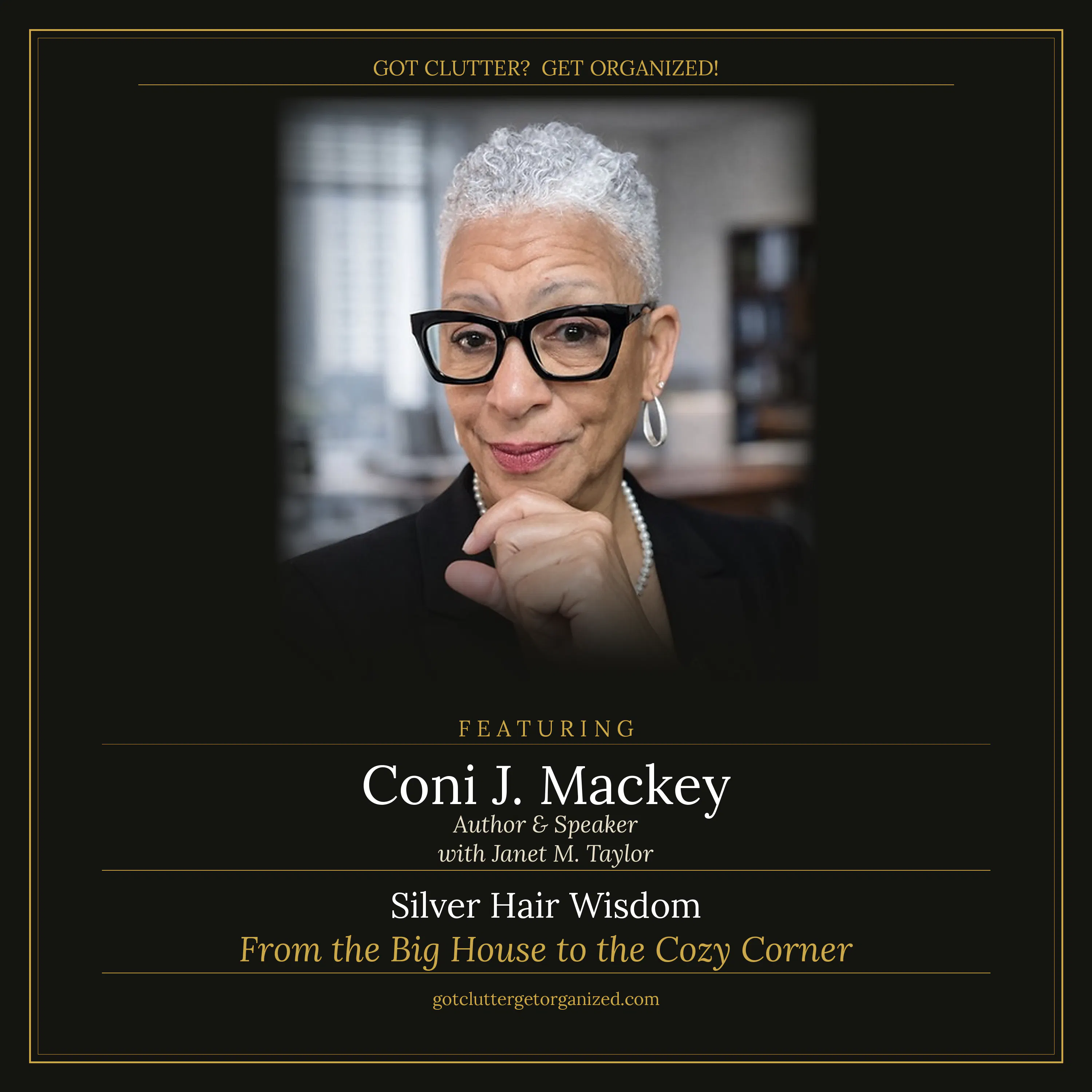 From the Big House to the Cozy Corner with Coni J. Mackey episode artwork