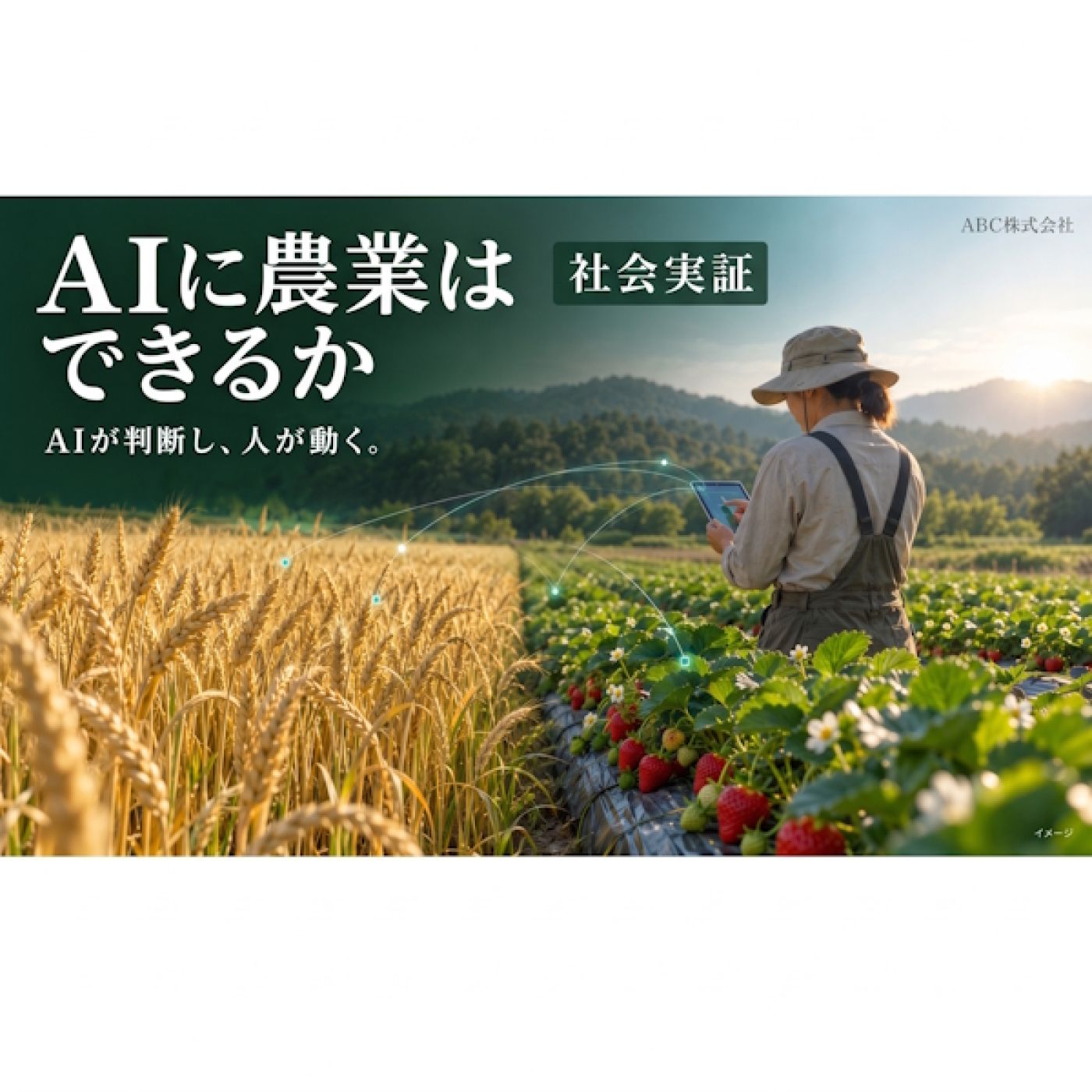 #104 『AIに農業はできるか？』社会実験がスタート！