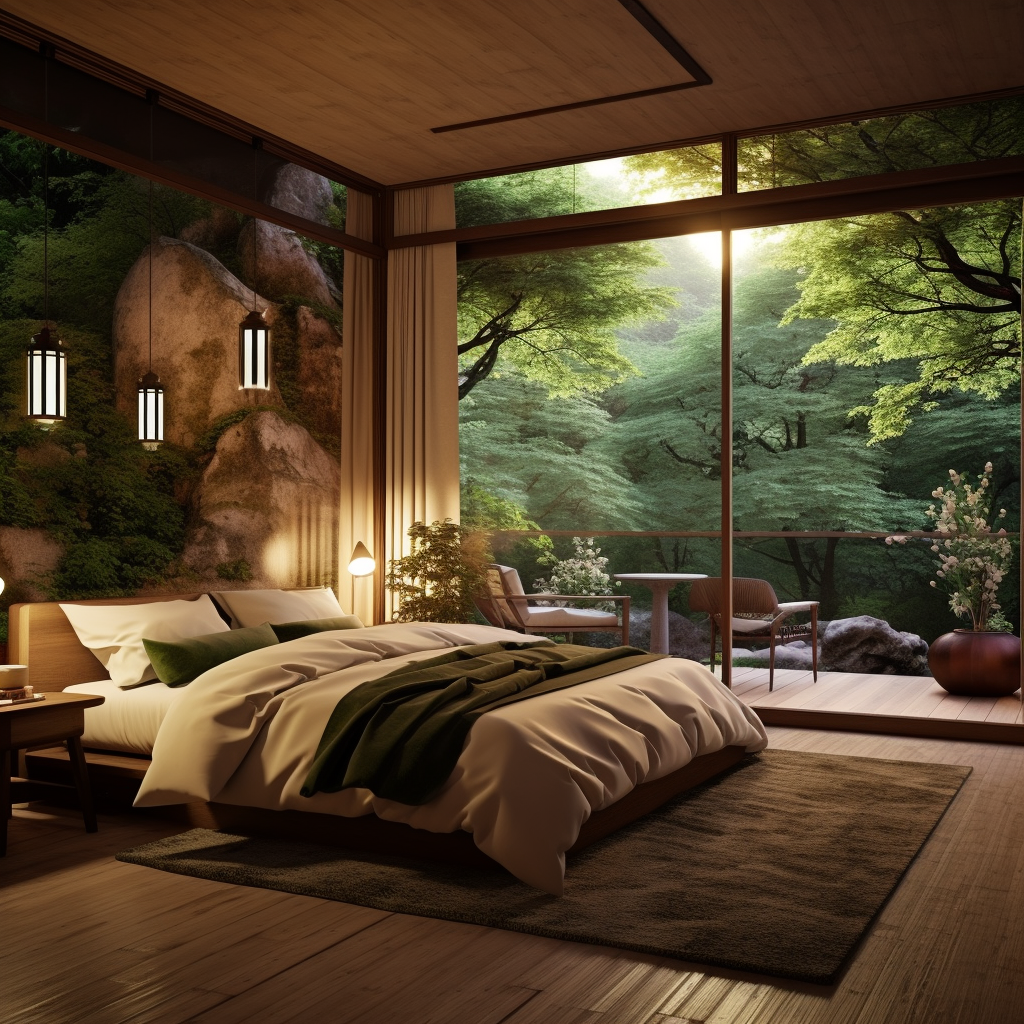 1 Hours Relaxing Sleep Music with Rain Sounds - Peaceful Music in the Warm Bedroom, Stress Relief