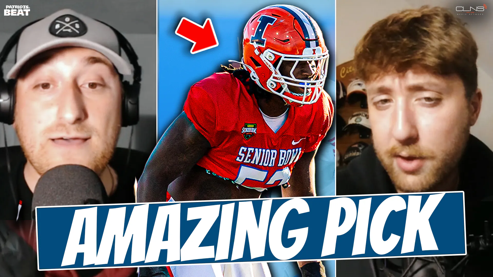 Patriots Day 2 NFL Draft reactions and Day 3 preview episode artwork