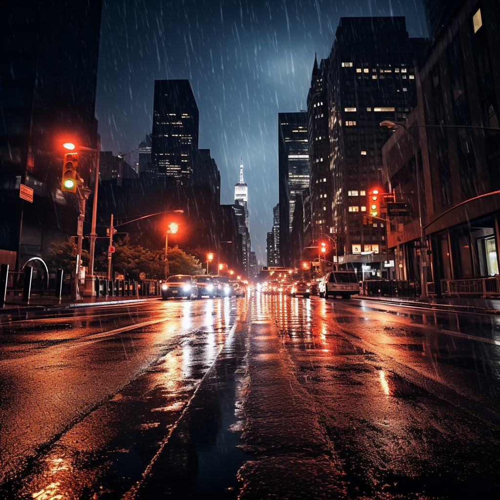 8 Hours of Rain Sound, City Traffic Ambience for Deep Sleep ASMR
