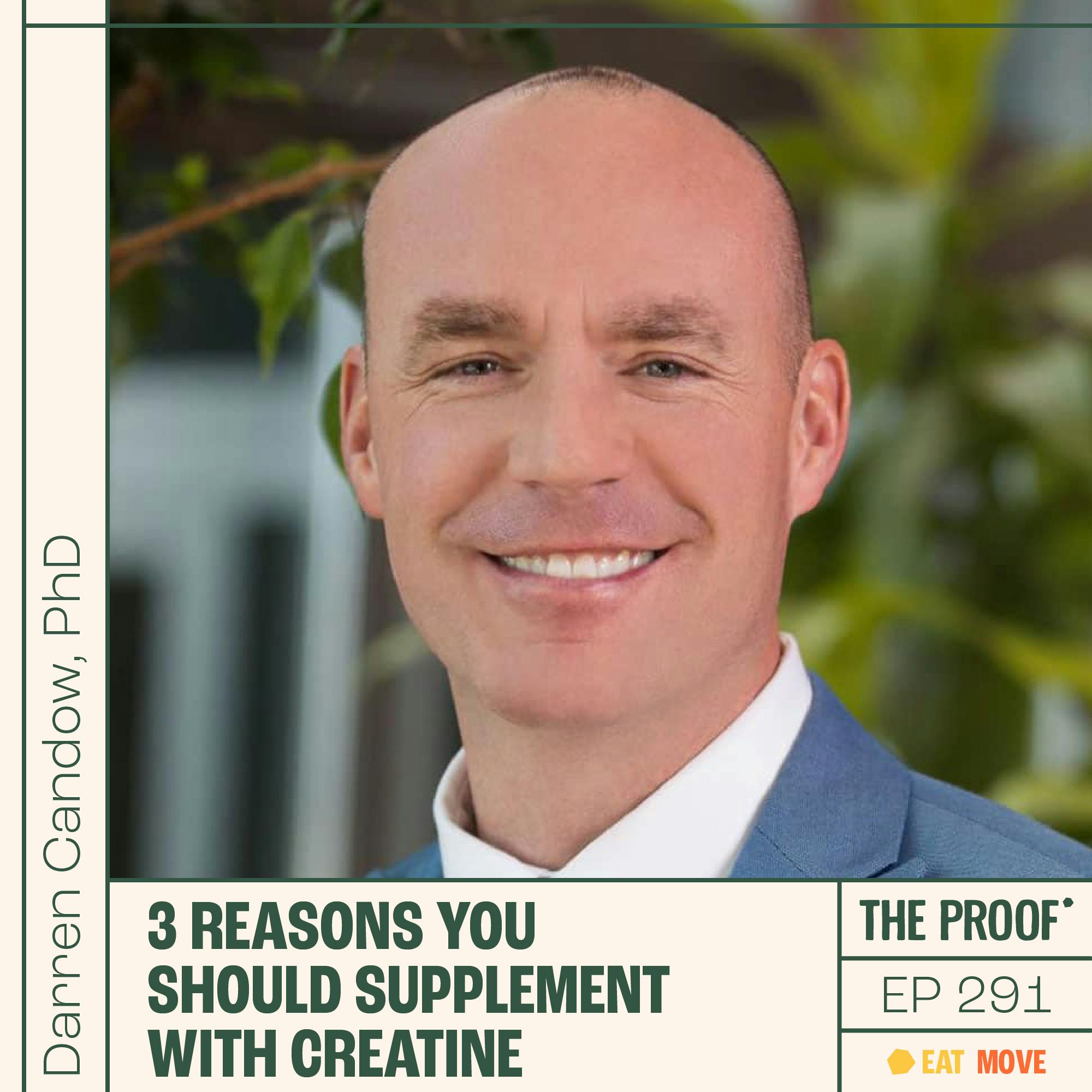 3 reasons you should supplement with creatine | Darren Candow, PhD