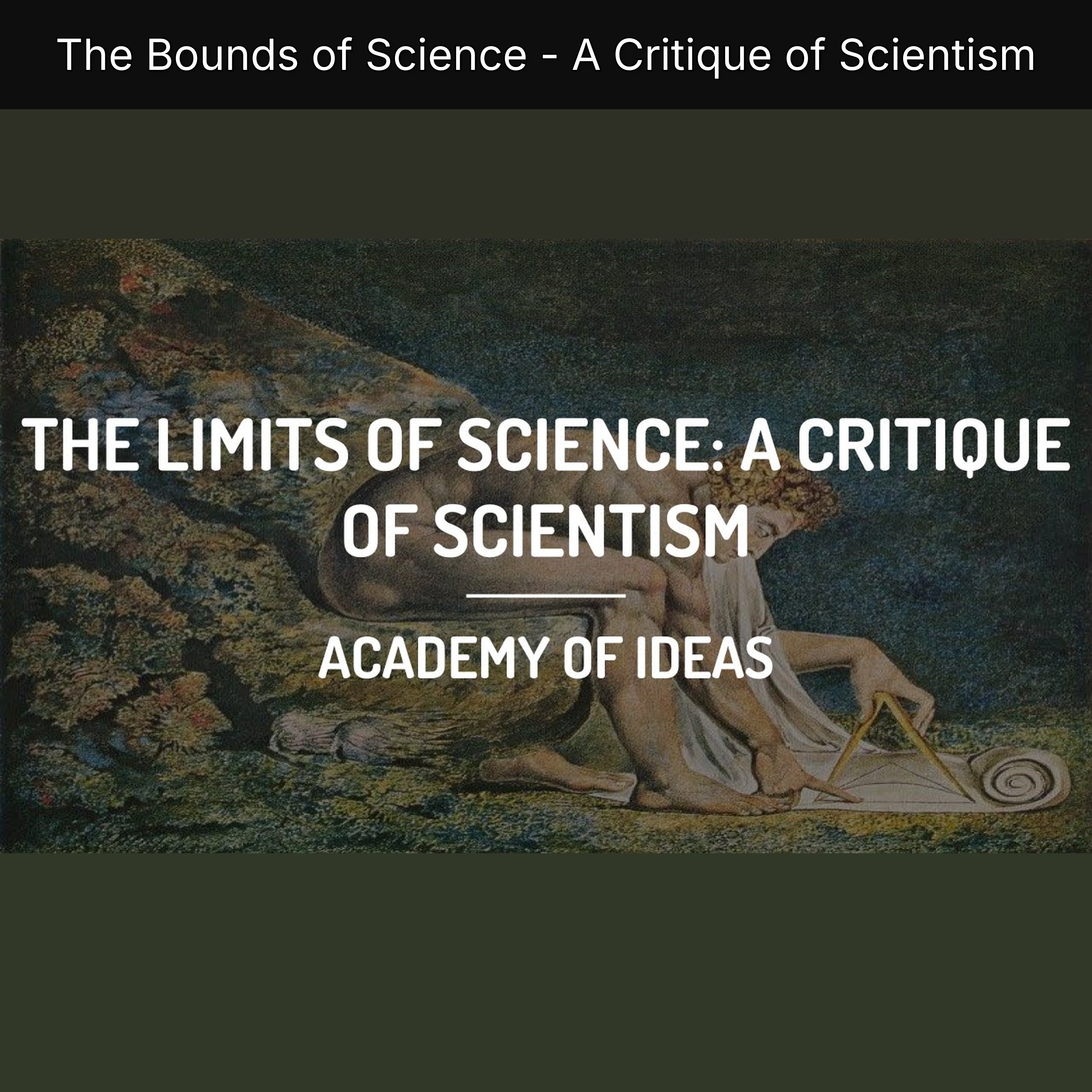 The Bounds of Science - A Critique of Scientism episode artwork