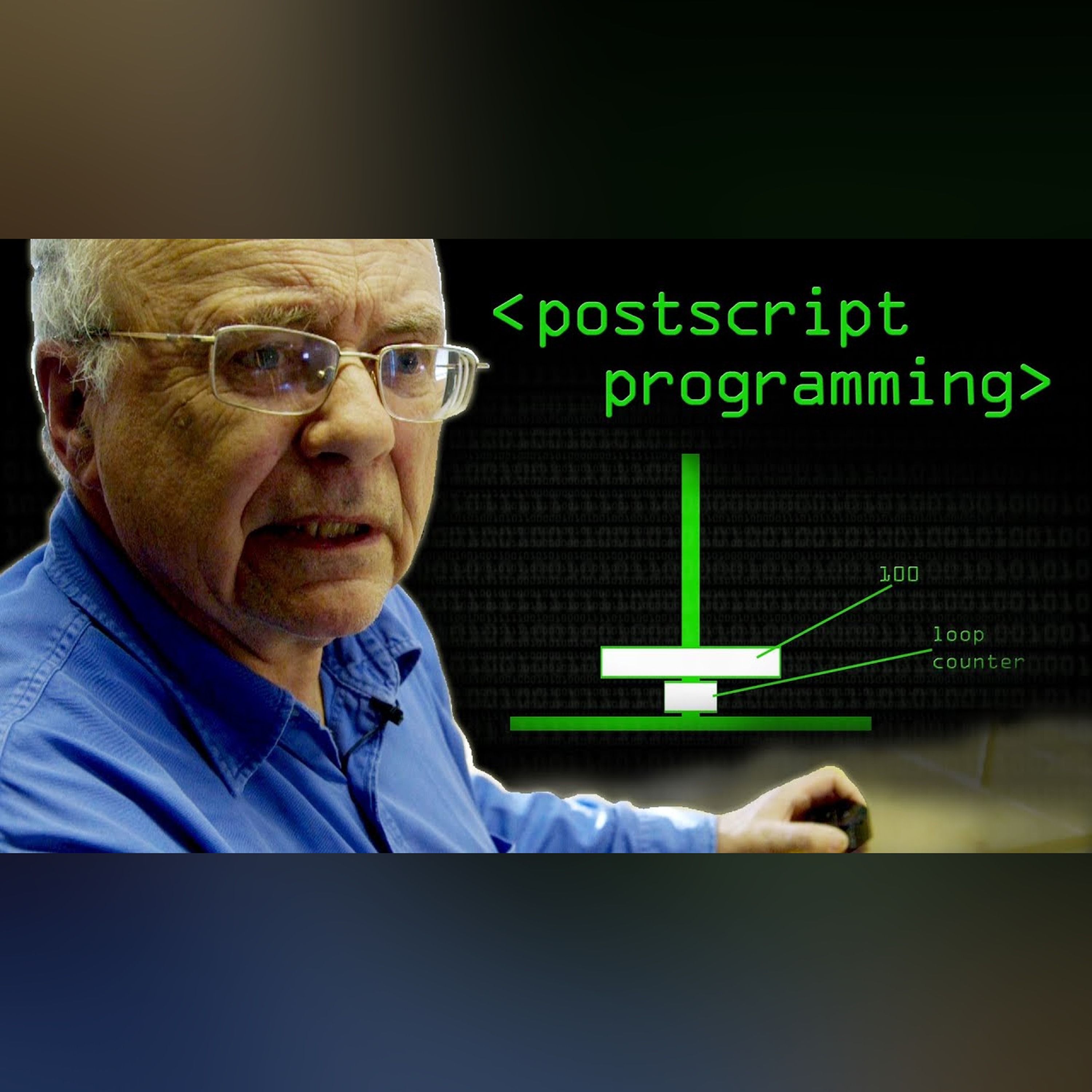 Programming in PostScript - Computerphile episode artwork