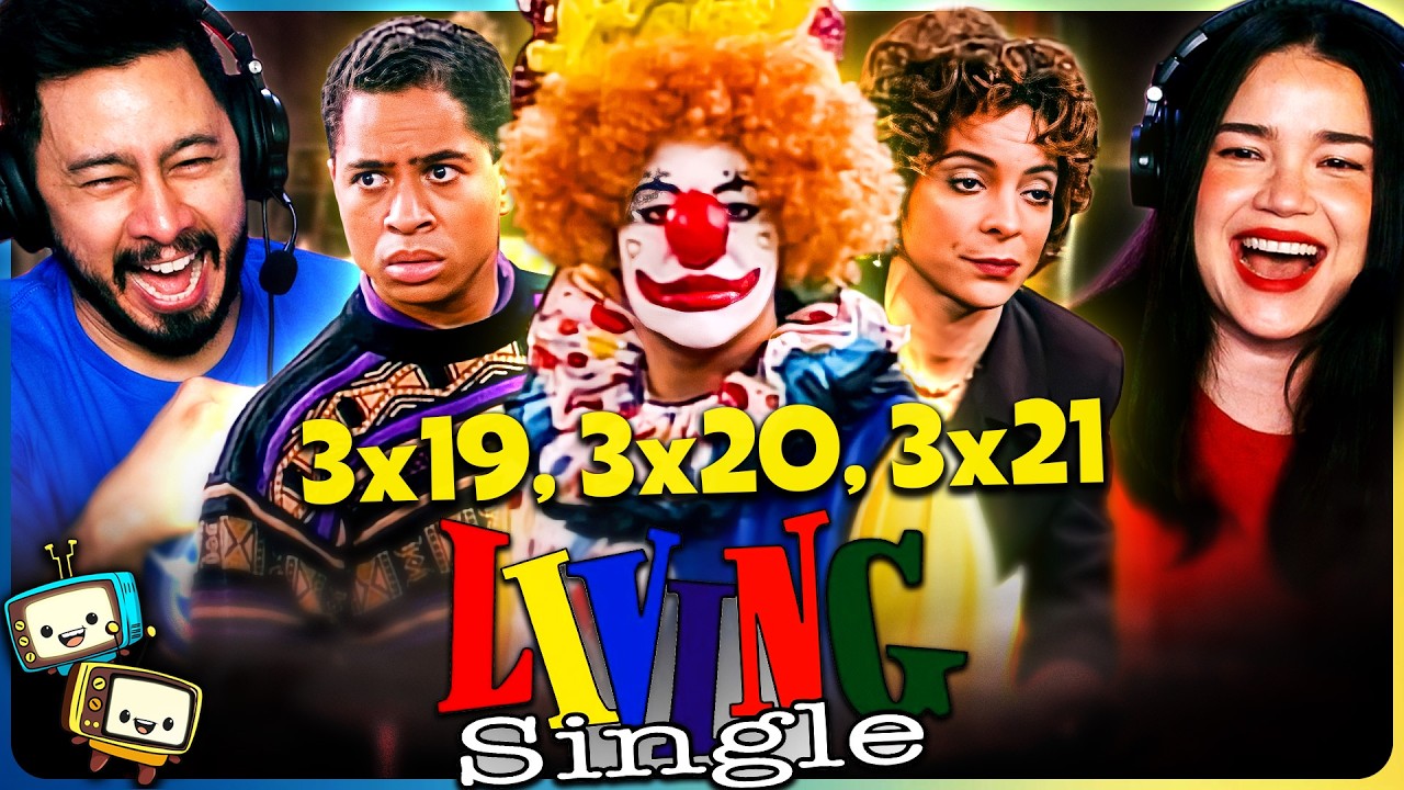 LIVING SINGLE (1995) 3x19, 3x20 & 3x21 REACTION! | First Time Watch | Queen Latifah w/ Jaby Koay episode artwork