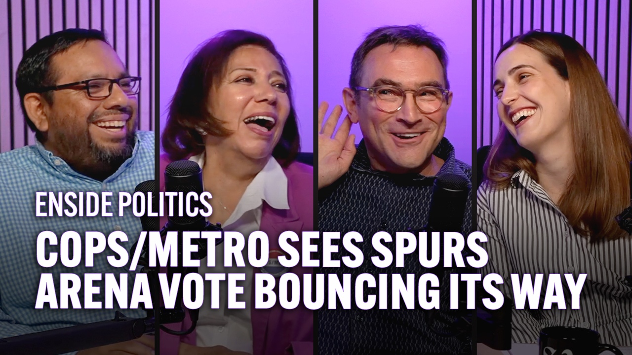 COPS/Metro sees ball bouncing its way in Spurs arena vote | ENside Politics episode artwork