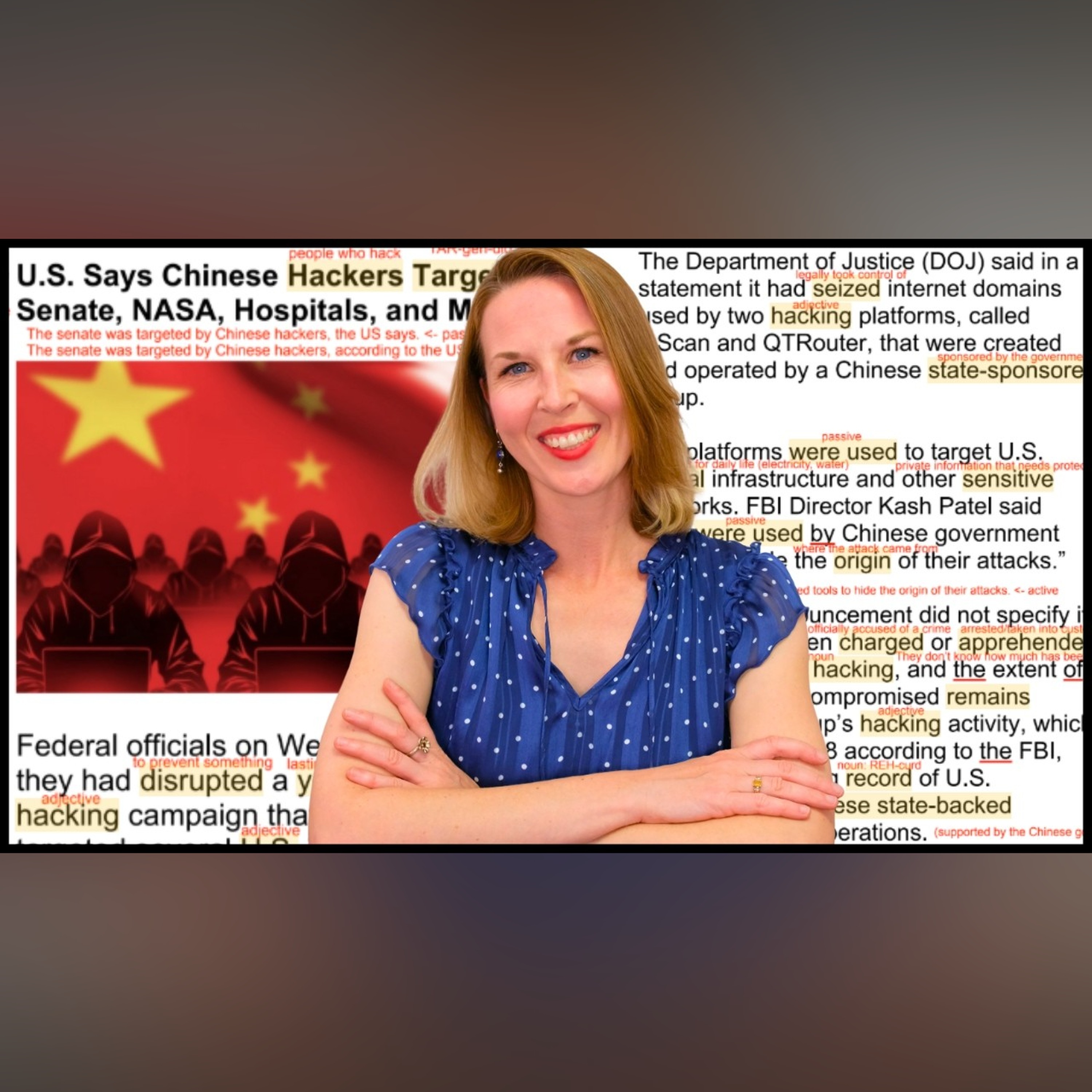 Chinese Hackers: Improve Your English Vocabulary with the News episode artwork