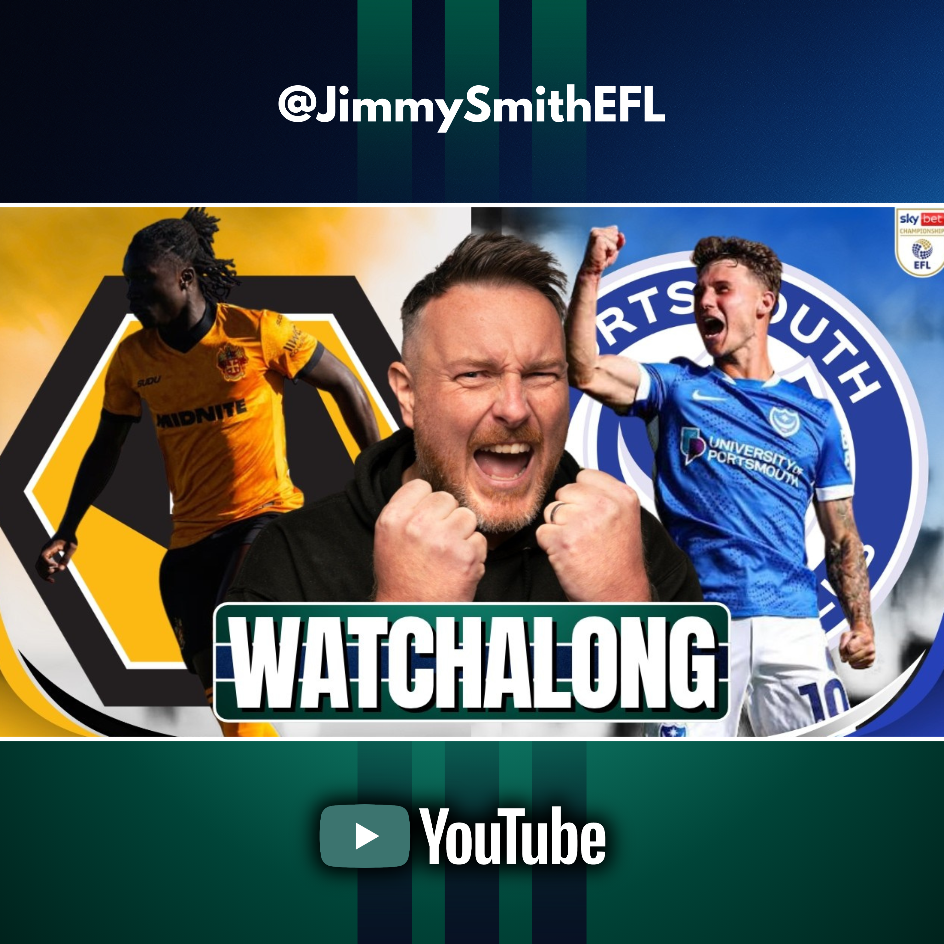 BIG NIGHT AT MOLINEUX! | Wolves vs Portsmouth | CHAMPIONSHIP WATCHALONG! ⚽📺