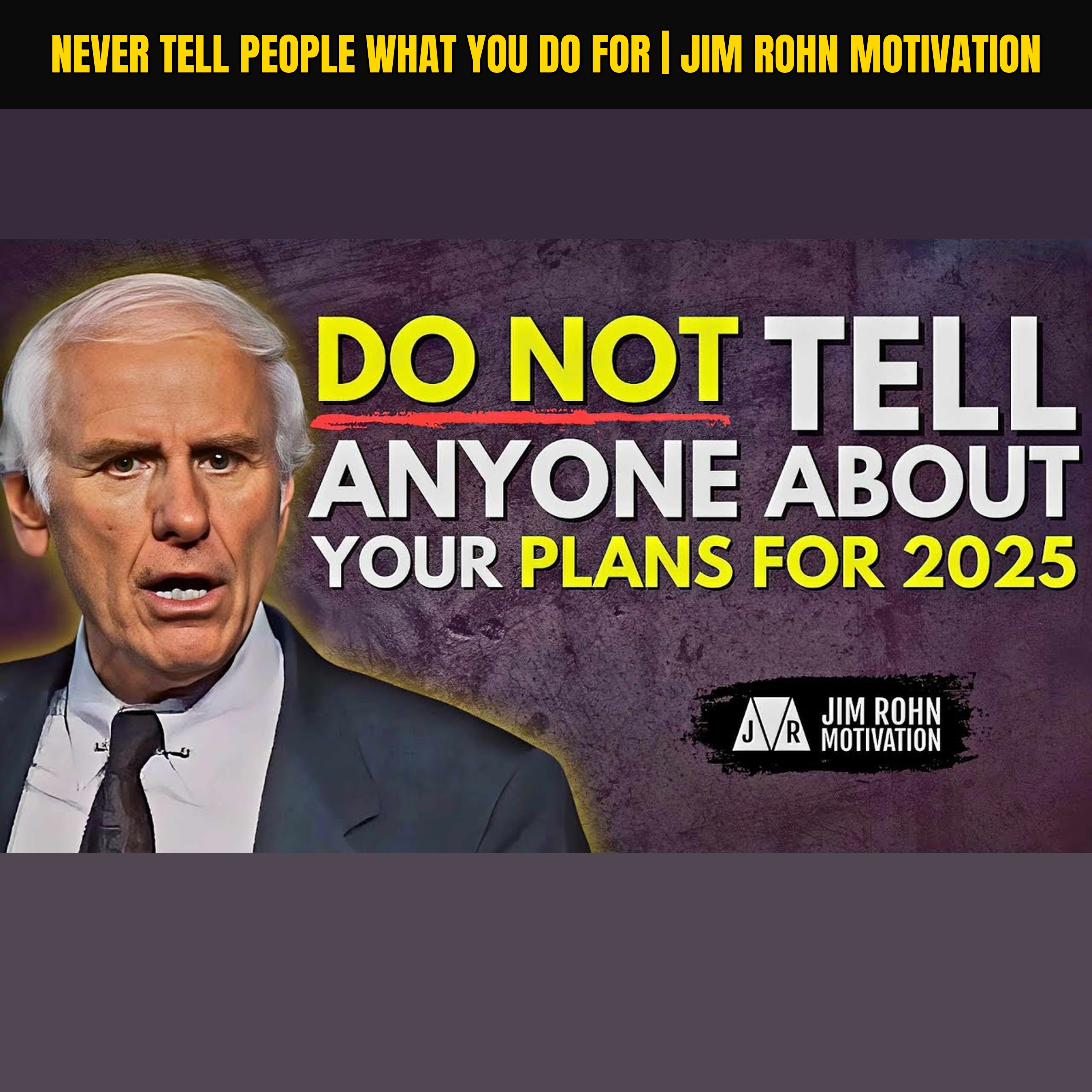 Never Tell People What You Do For | Jim Rohn Motivation episode artwork