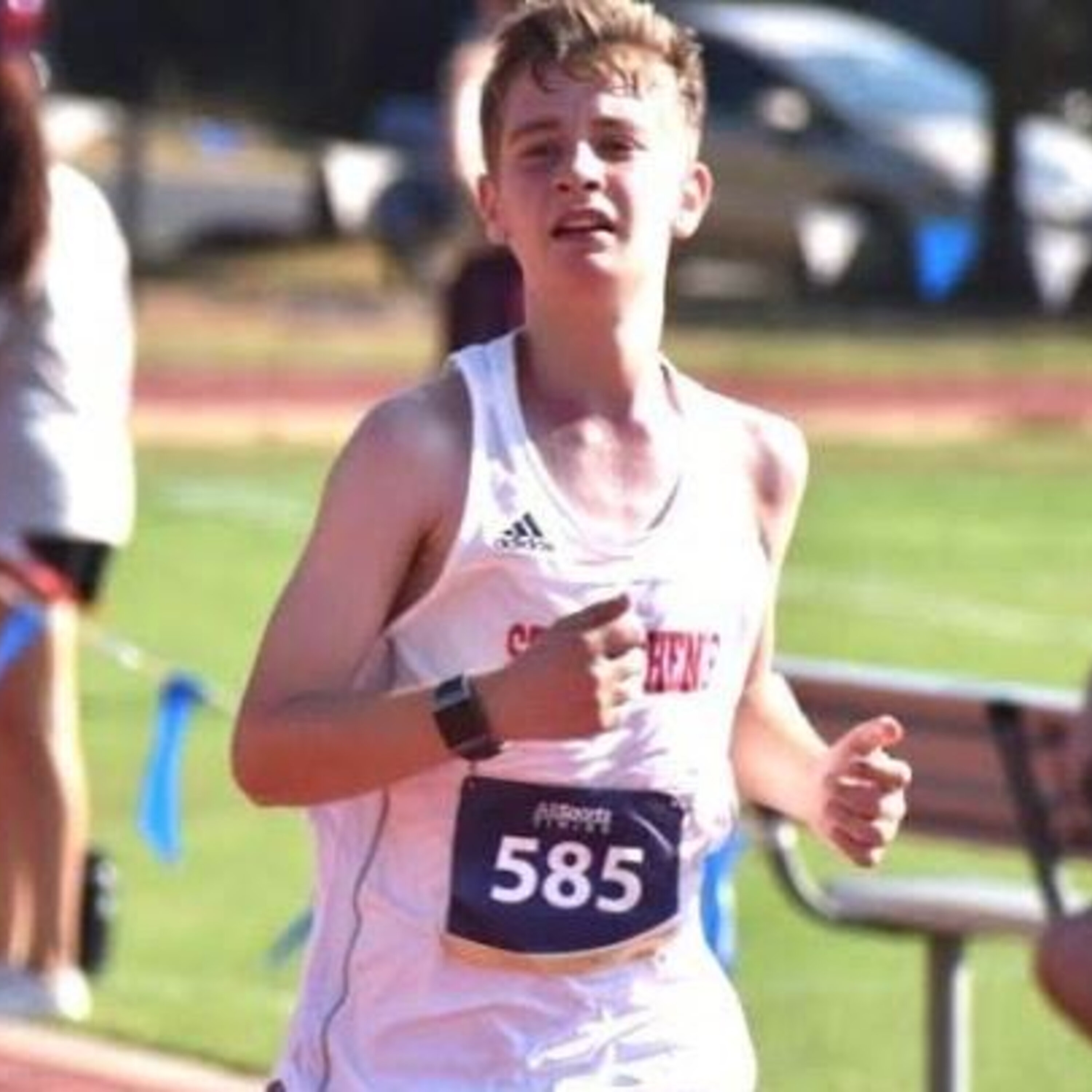 Patrick Simmonds 15 yr old with Leukemia runs marathon, Lance Armstrong calls in episode artwork