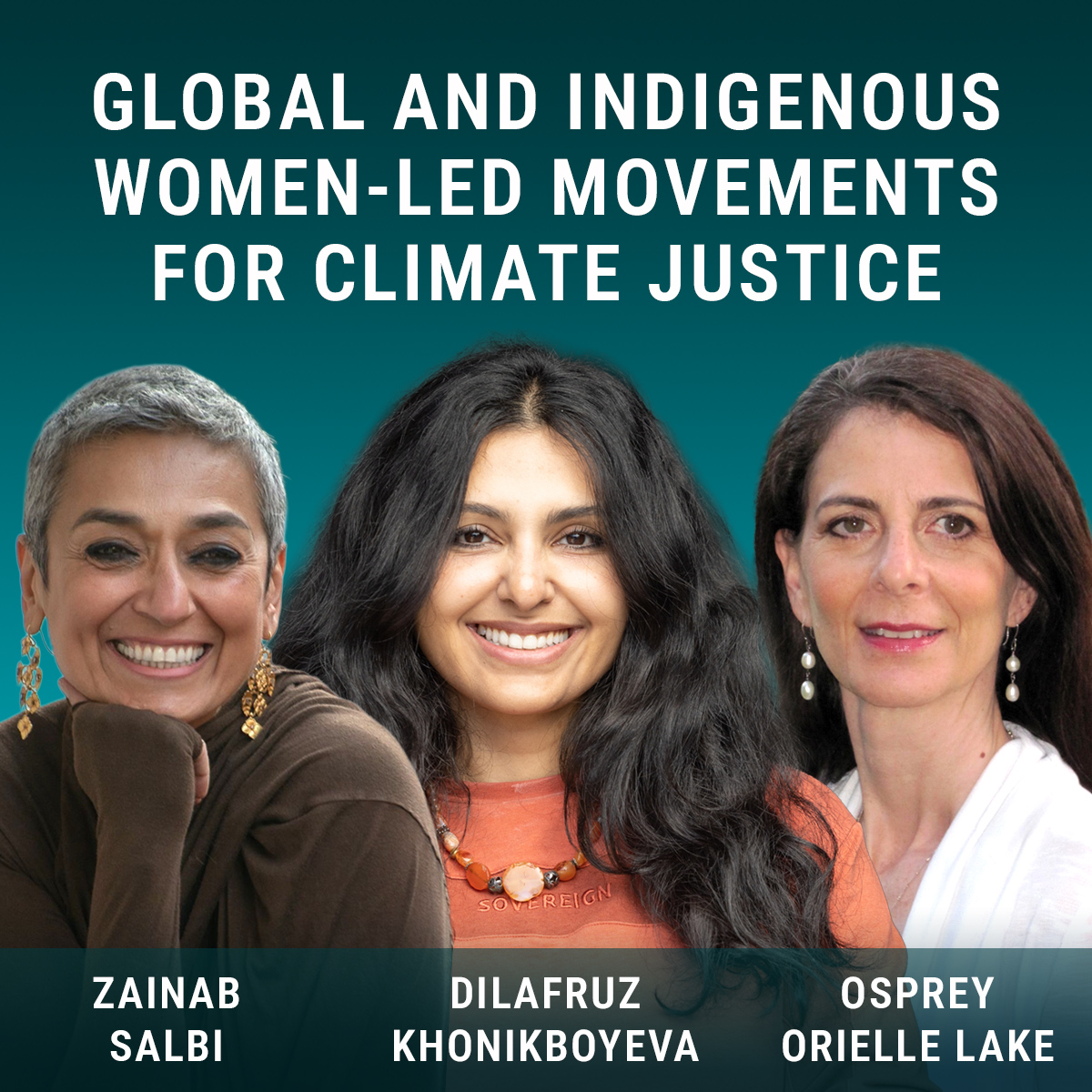 Global and Indigenous Women-Led Movements for Climate Justice