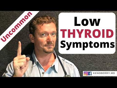 LOW THYROID Symptoms (Common and Uncommon) 2026