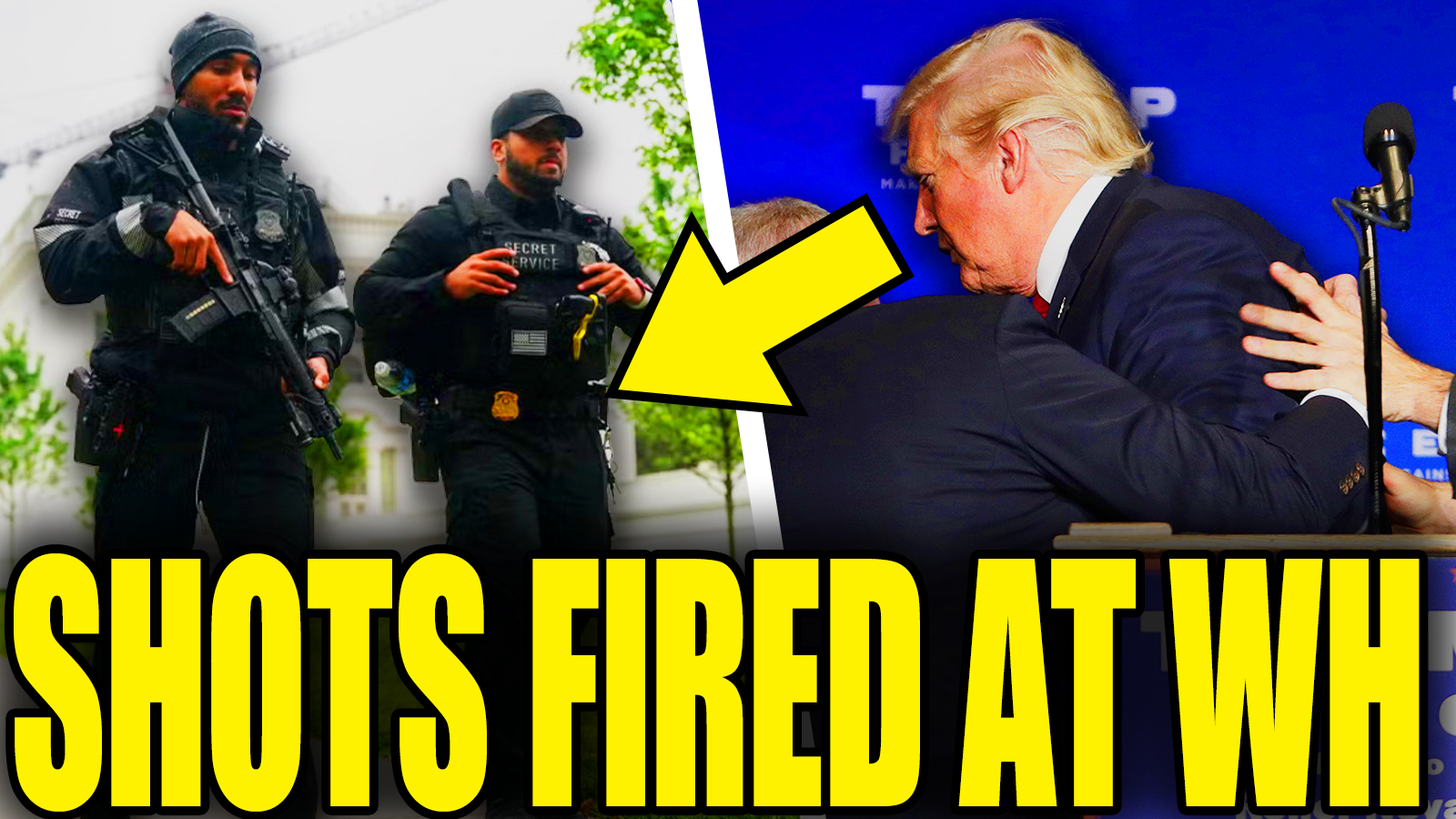 White House Shut Down As Shots Fired