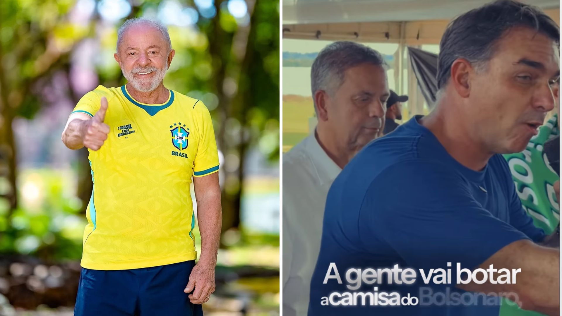 Após Lula defender cores nacionais para esquerda, Flávio fala em 'camisa do Bolsonaro' na Copa do Mundo episode artwork