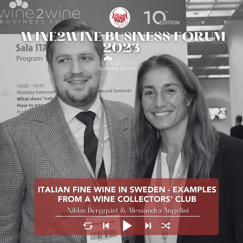 Ep. 1791 Italian Fine Wine In Sweden | wine2wine Business Forum 2023