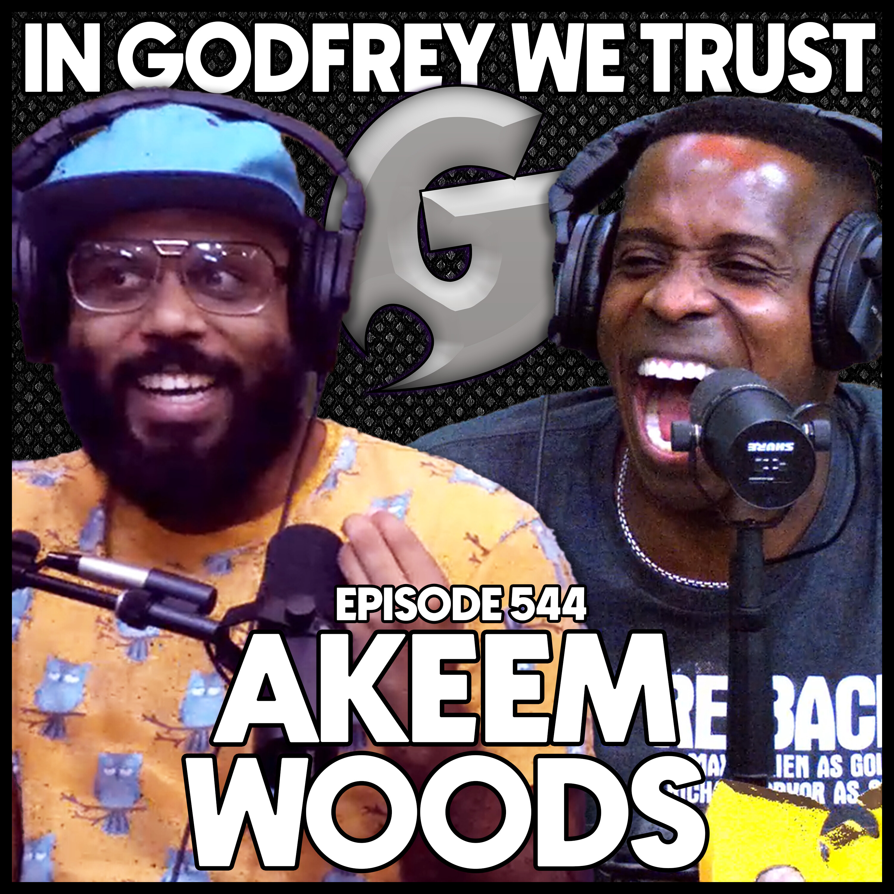 544. Who is Tim Walz? | Godfrey & Akeem Woods episode artwork