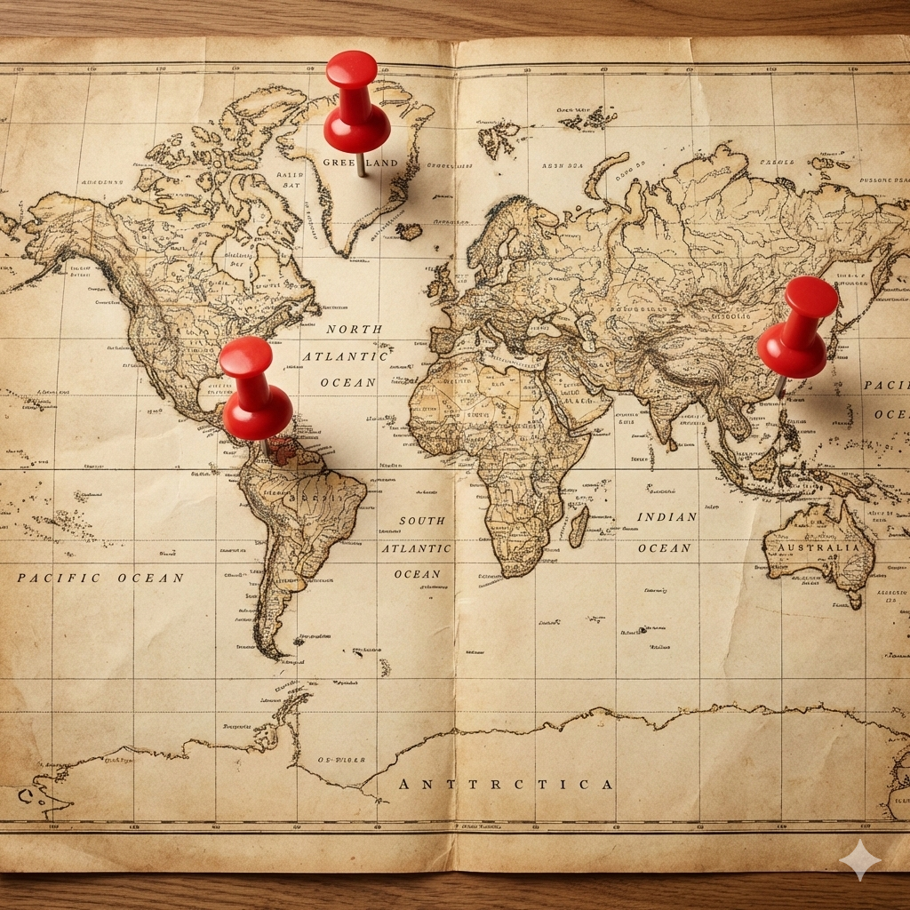 Territorios en disputa: Venezuela, Groenlandia y Taiwan