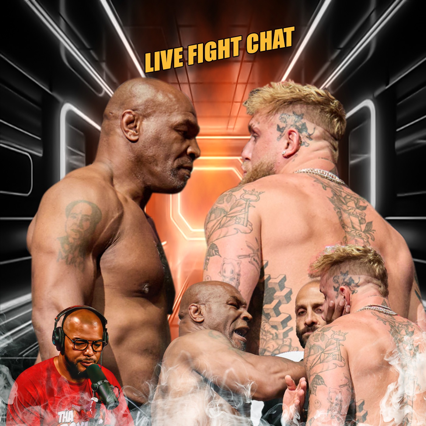 ☎️Jake Paul vs. Mike Tyson, Live Fight Chat ➕All Undercards🔥