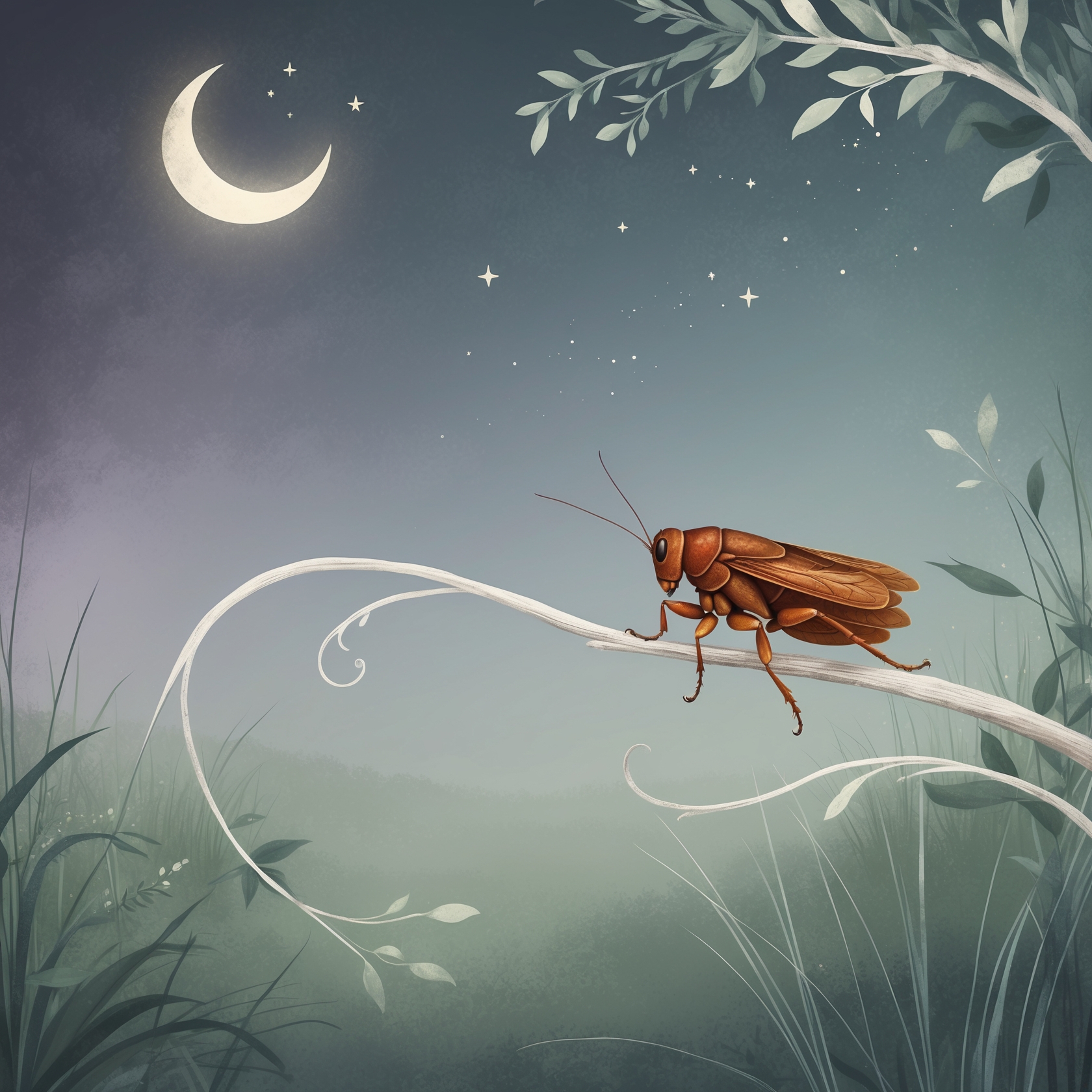 Cricket Sounds for Sleep 🌙 | Relaxing ASMR for Deep Rest