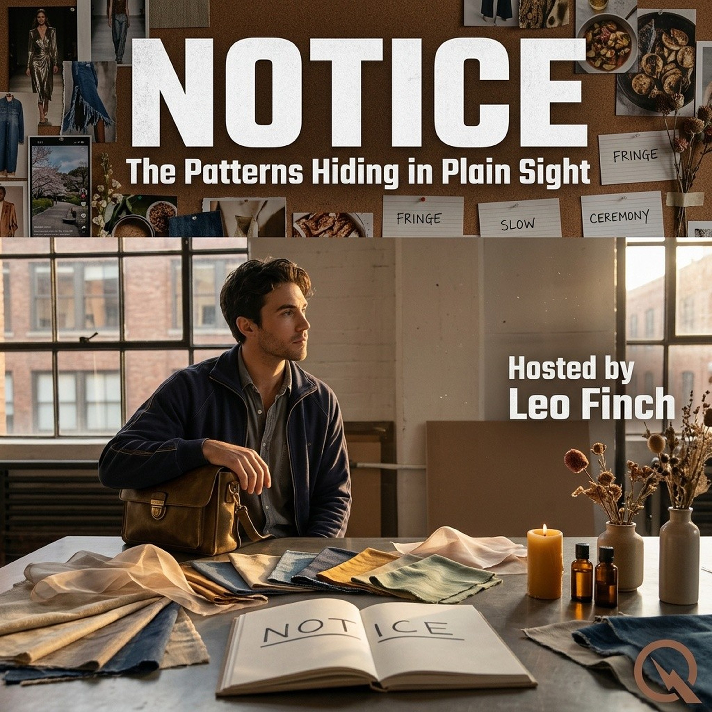Notice podcast artwork
