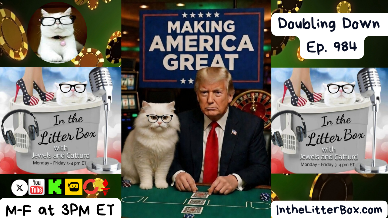 Doubling Down! | In the Litter Box w/ Jewels Jones & Catturd – Ep. 984 – 3/10/2026