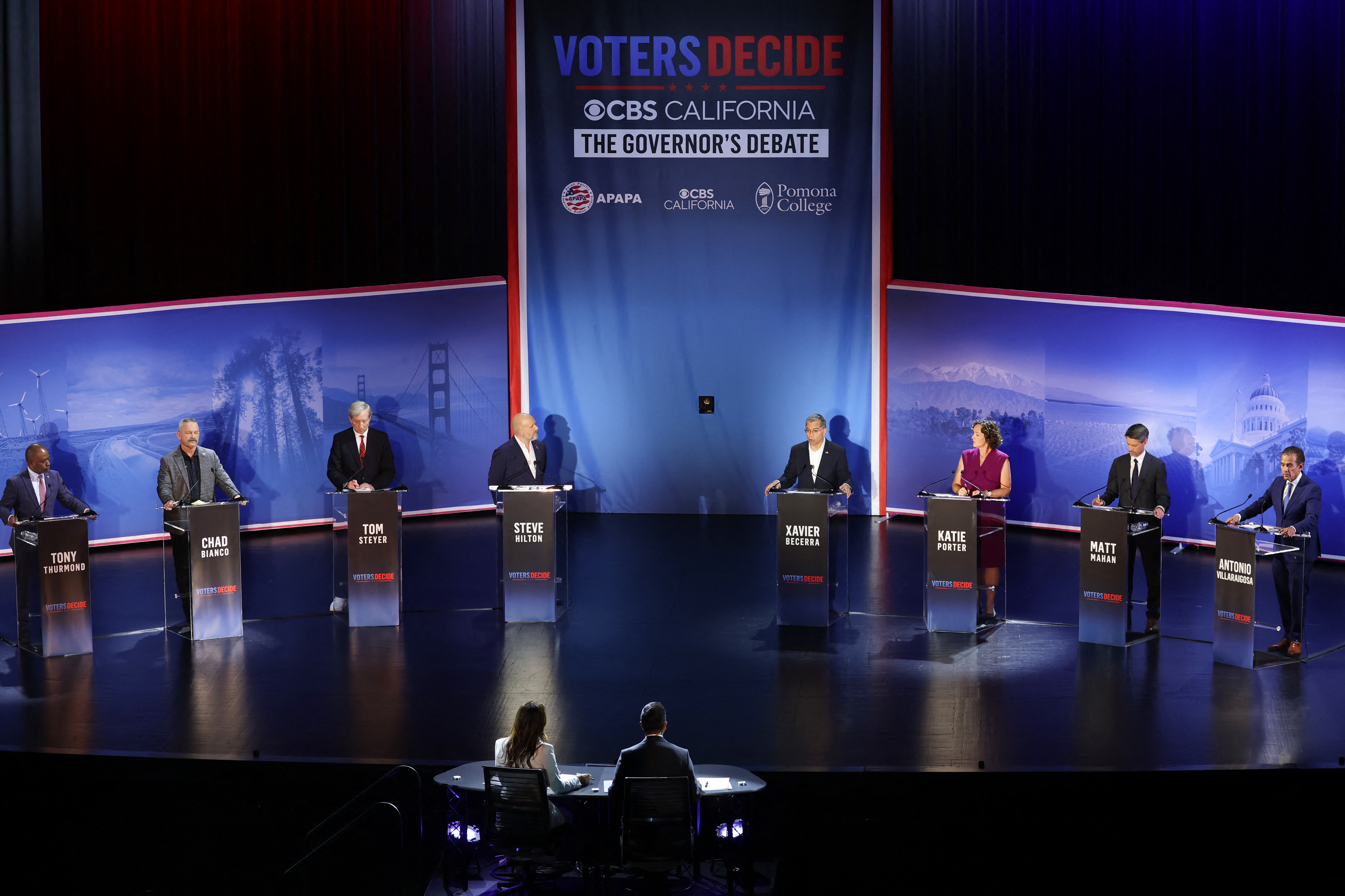 Candidates Look to Distinguish Themselves at Chaotic Governor's Debate