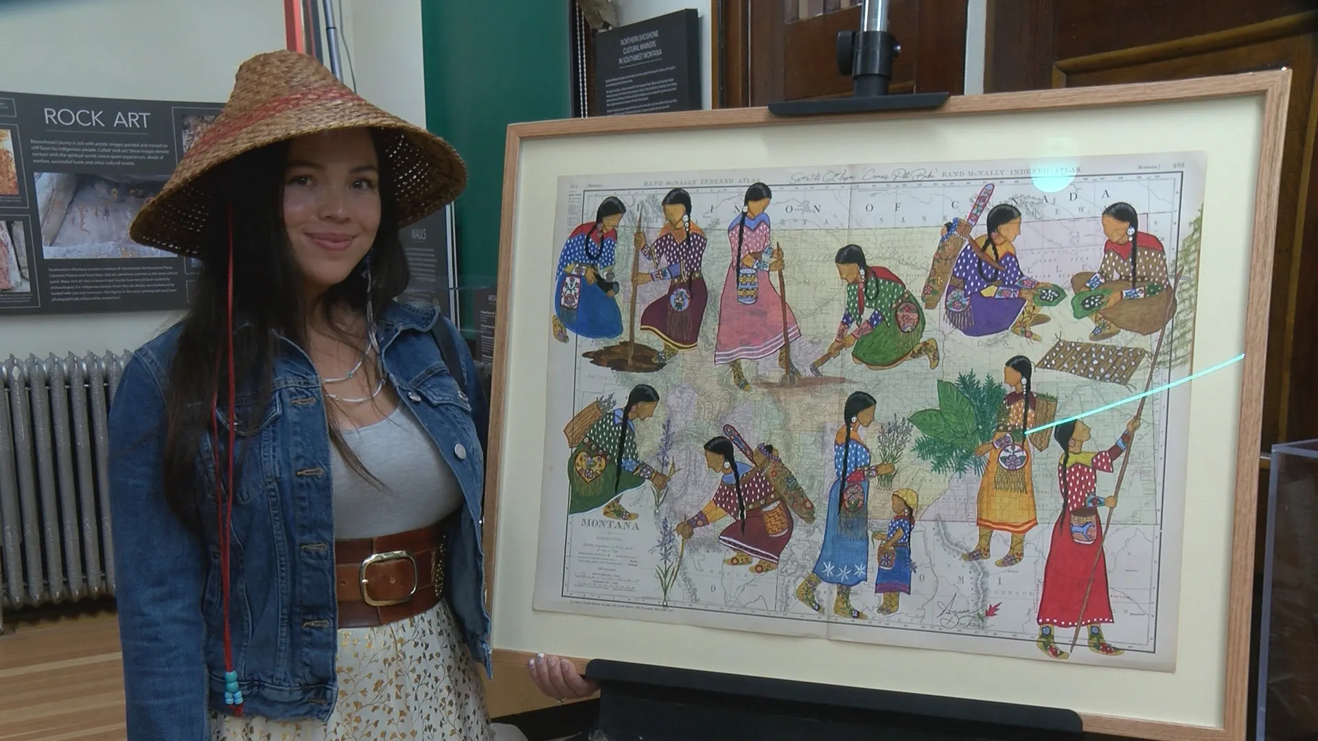 Episode 116 Arlee artist celebrates Salish culture in painting of traditional camas harvest episode artwork