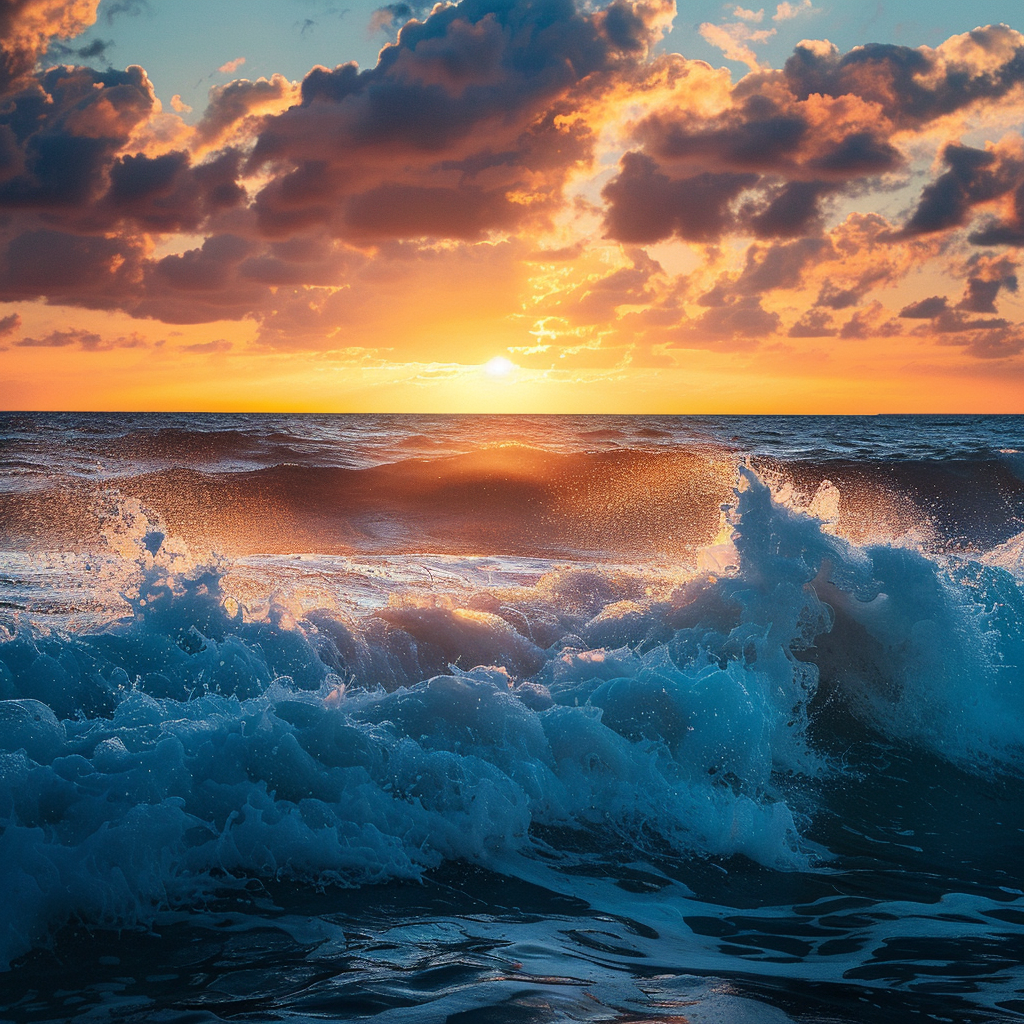 528Hz With Ocean Waves Sound For Deep Meditation And Healing,Deep State Of Relaxation