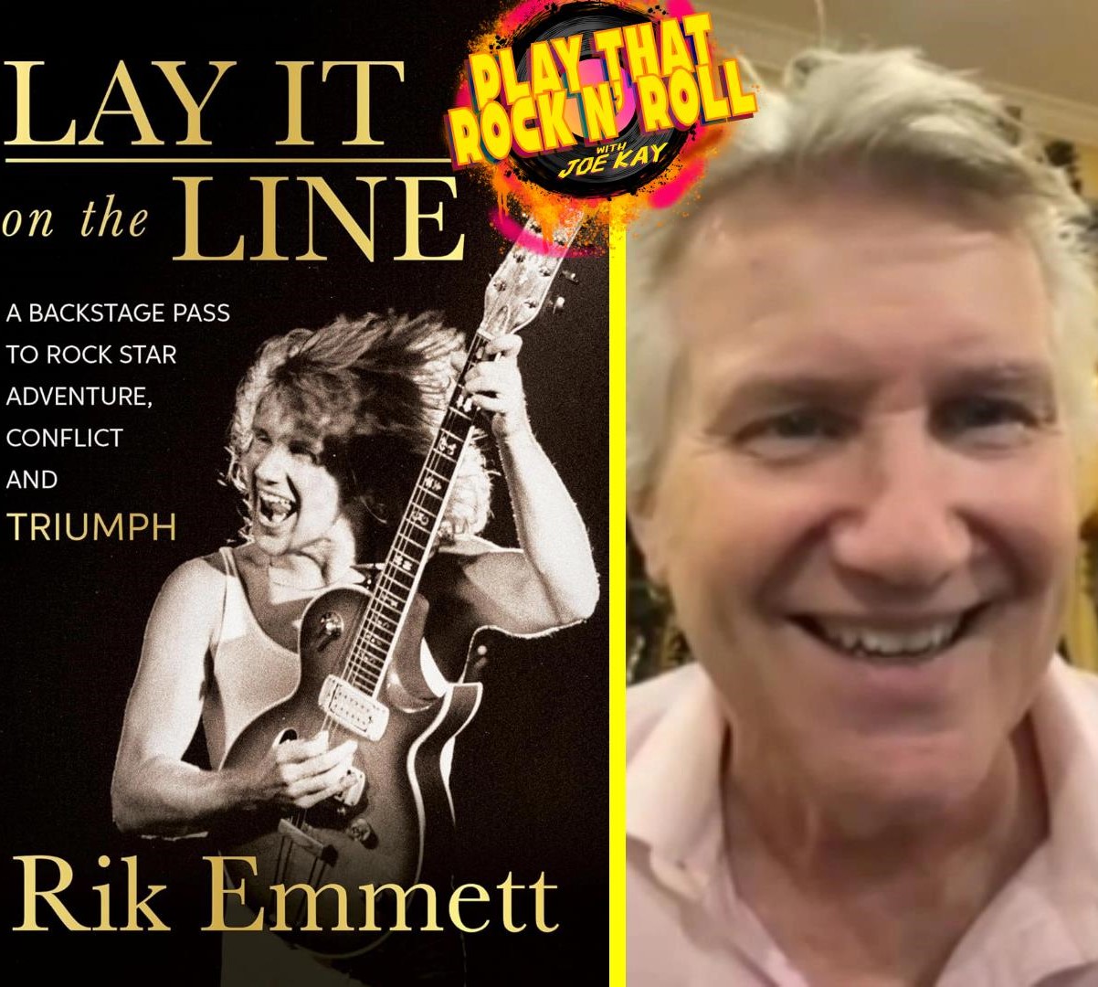 Interview w/ RIK EMMETT of TRIUMPH (Author of "LAY IT ON THE LINE")