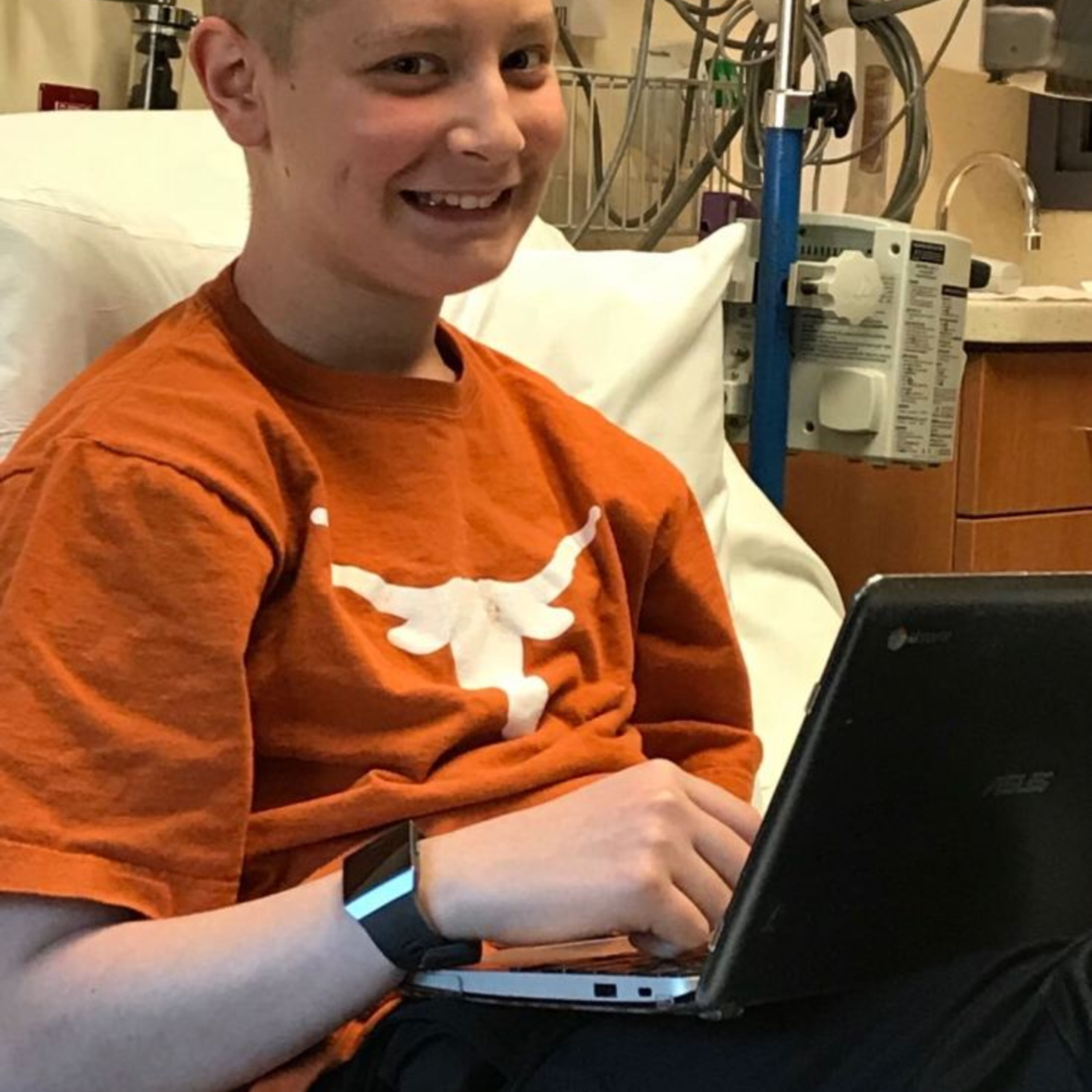Lance talks to Patrick Simmonds 15 yr old runner with Leukemia episode artwork
