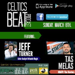 095: Tas Melas + Jeff Turner | Boston Celtics | Steph Curry LeBron James James Harden MVP | NBA | Boston Celtics v Orlando Magic Pre-Game Show