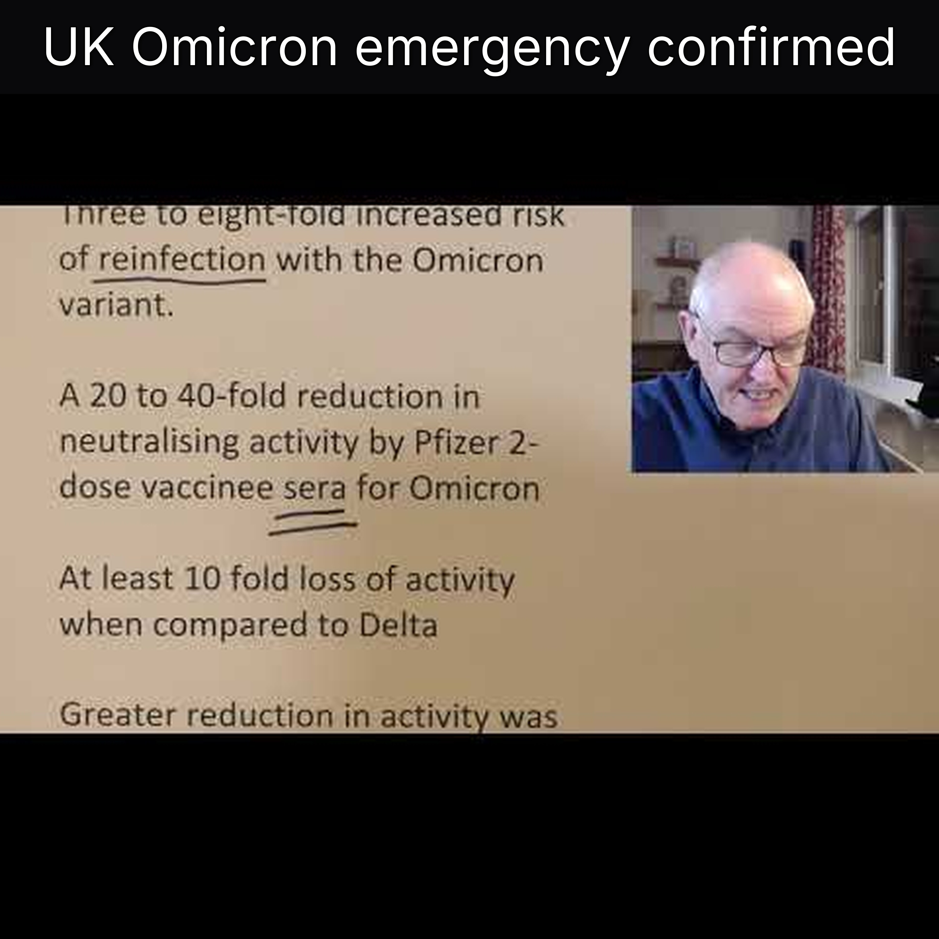 UK Omicron emergency confirmed