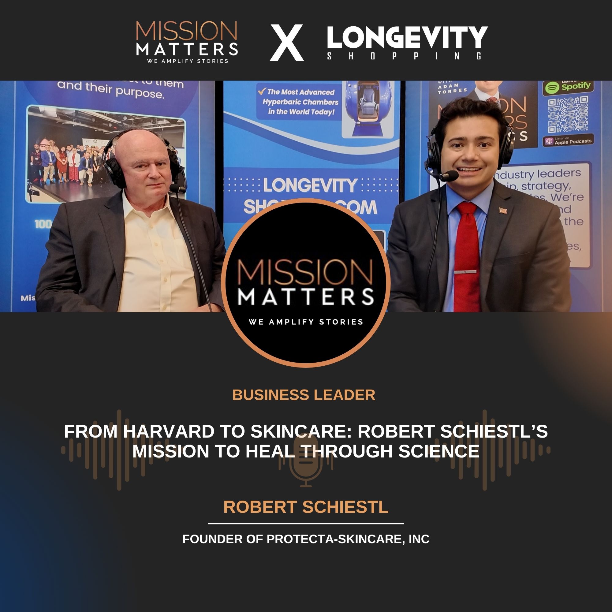 From Harvard to Skincare: Robert Schiestl’s Mission to Heal Through Science