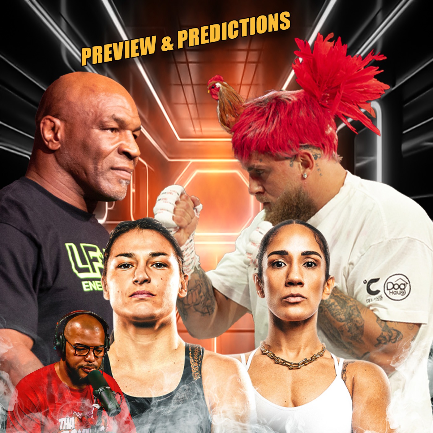 ☎️Jake Paul vs. Mike Tyson, Katie Taylor vs. Amanda Serrano Preview and Predictions❗️