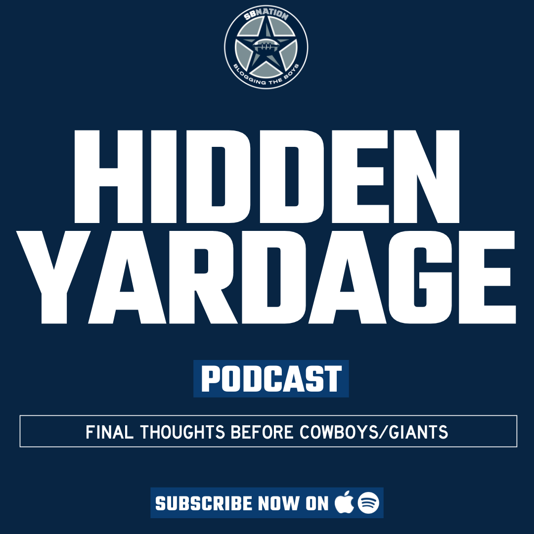 Hidden Yardage: Final thoughts before Cowboys/Giants