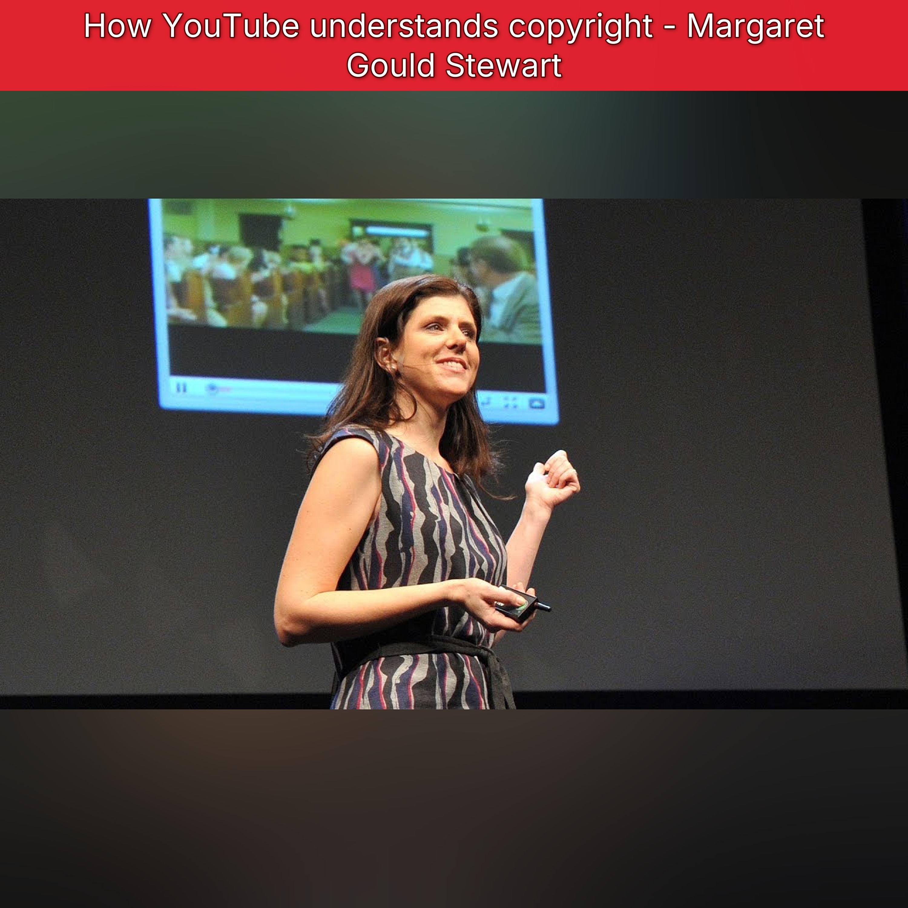 How YouTube understands copyright - Margaret Gould Stewart episode artwork