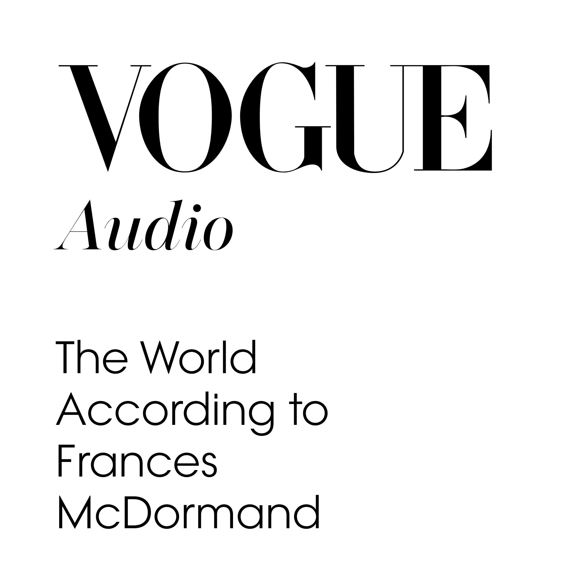 BONUS: Vogue's January Cover with Frances McDormand