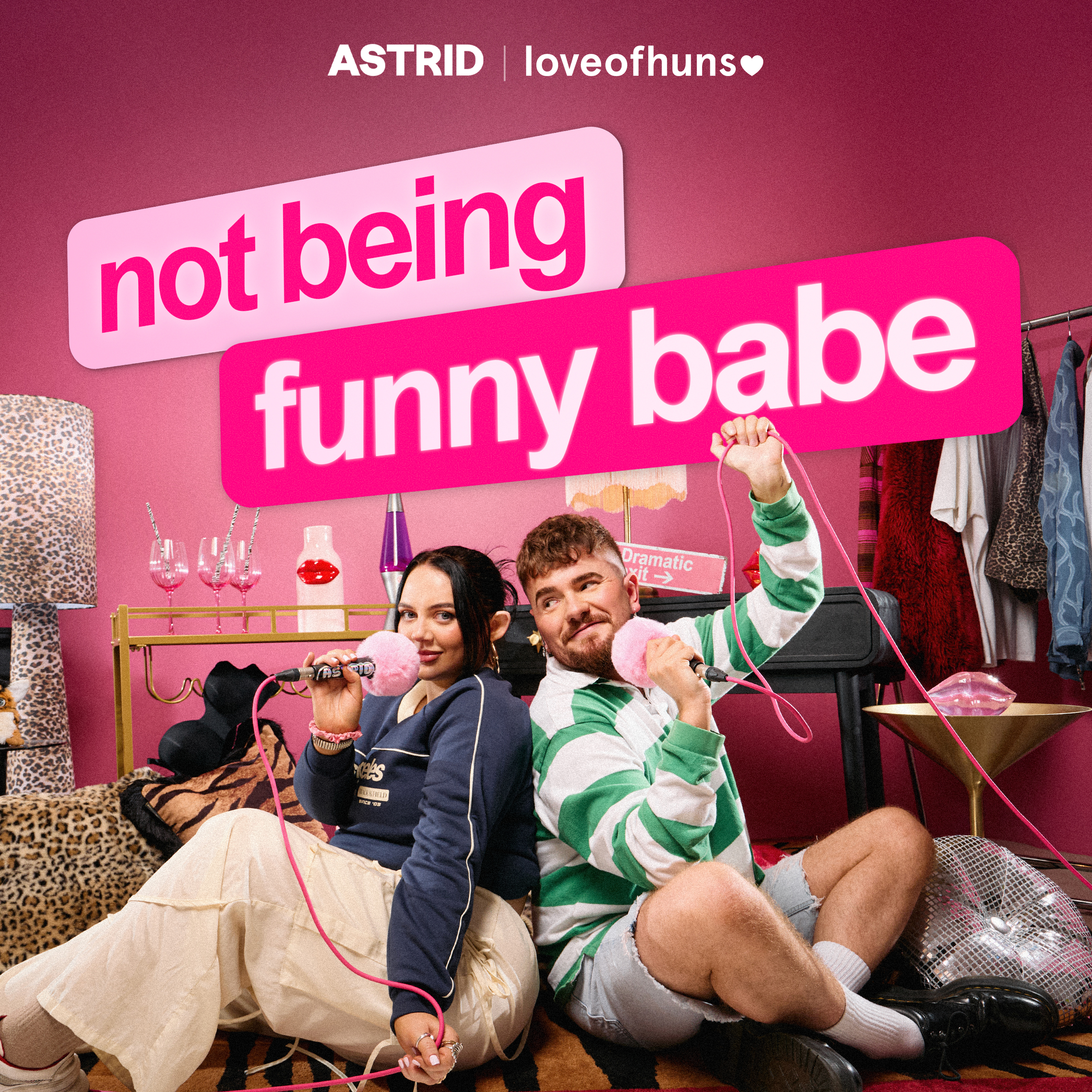 Not Being Funny Babe by @loveofhuns podcast artwork