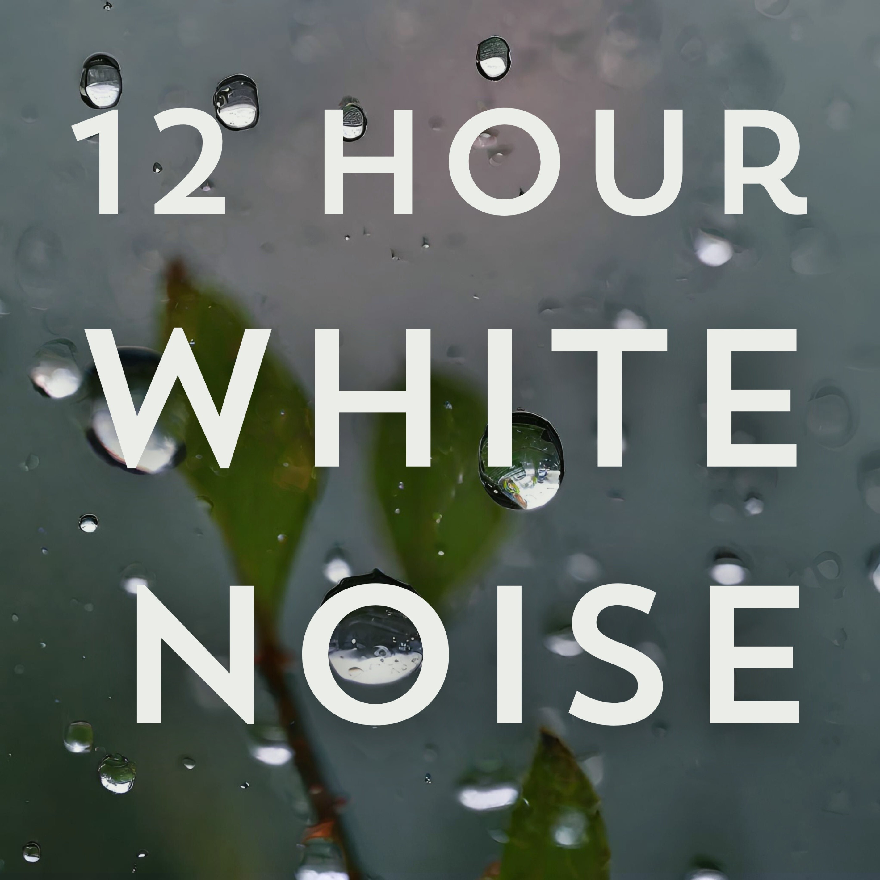 Sound Masking White Noise 12 Hours | Rainfall Sleep Sounds for Loud Environments