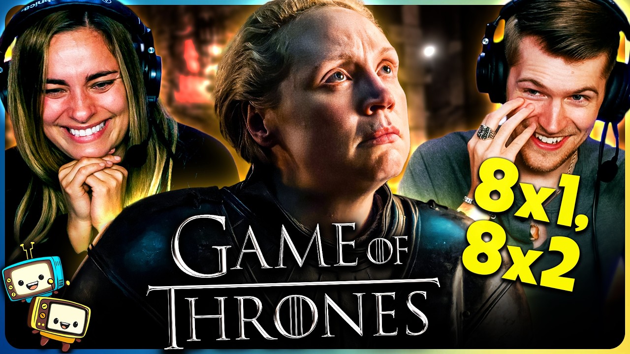 GAME OF THRONES 8x1 & 8x2 Reaction! | First Time Watch! | Lena Headey |  Peter Dinklage episode artwork