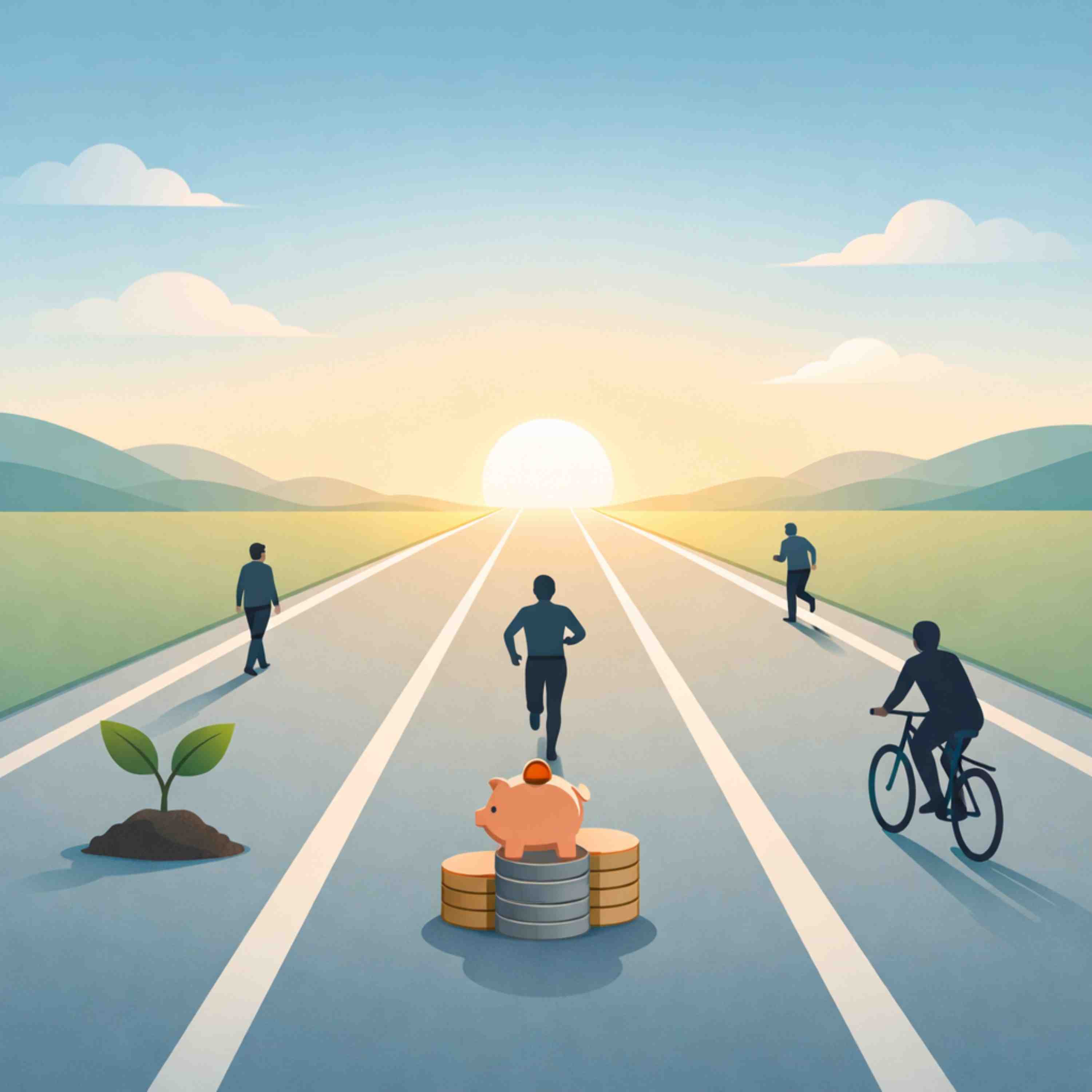 3 Different Lanes To Financial Independence For Early Career Workers by Erik Carter of Financial Finesse