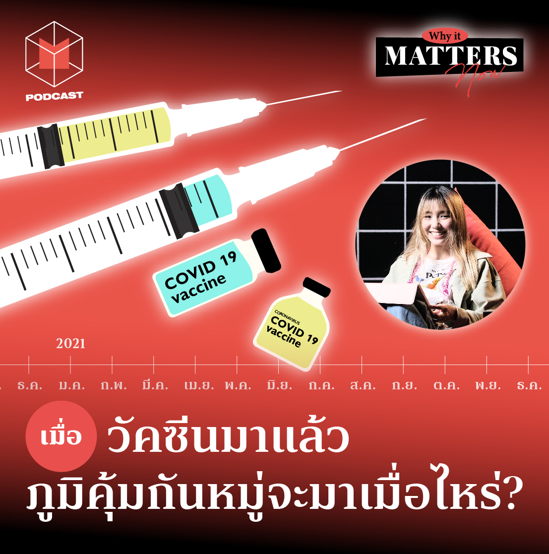 วัคซีน​มาแล้ว ภูมิคุ้มกัน​หมู่จะมาเมื่อไหร่?  | EP15