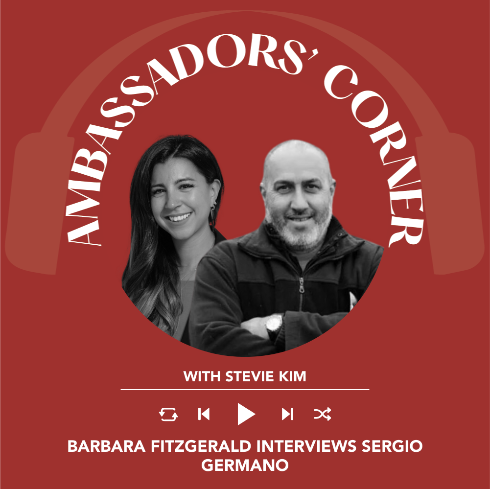 Barbara Fitzgerald interviews Sergio Germano | Clubhouse Ambassadors’ Corner